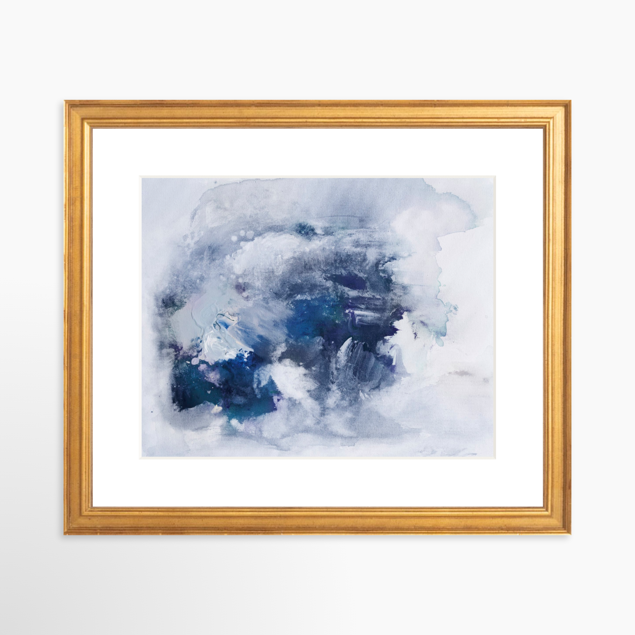 10x8 / Certificate Gold Frame + White Mat