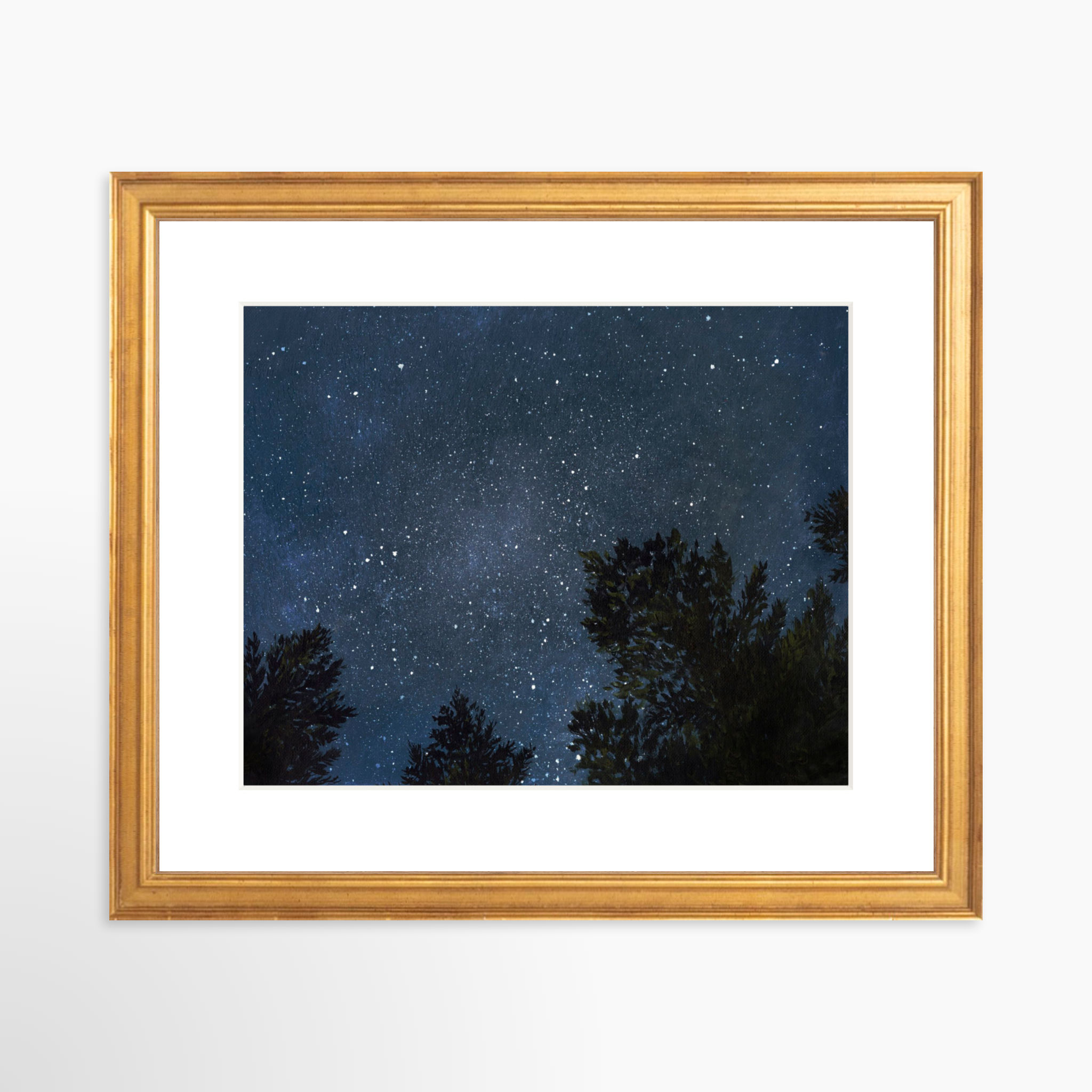 10x8 / Certificate Gold Frame + White Mat