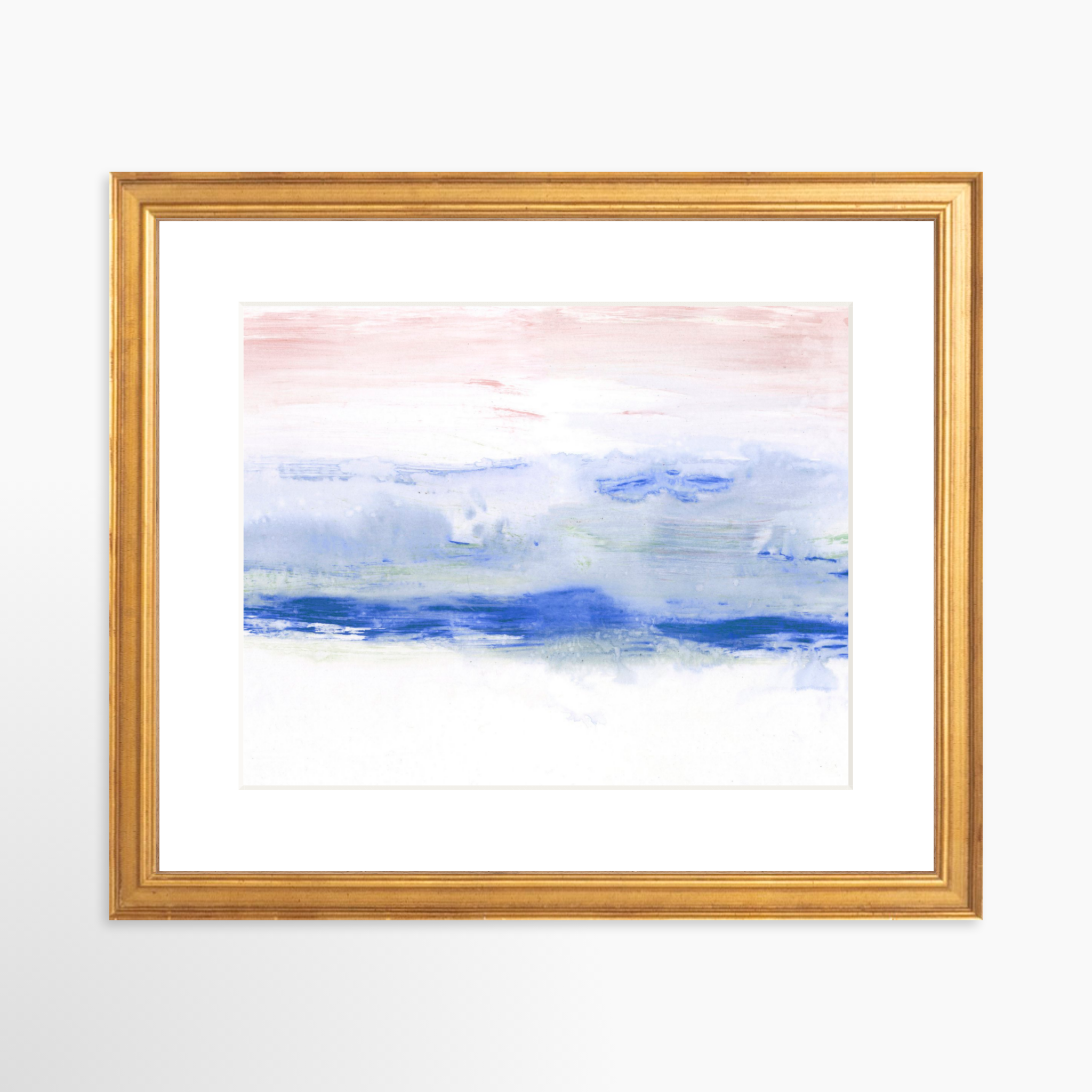 10x8 / Certificate Gold Frame + White Mat