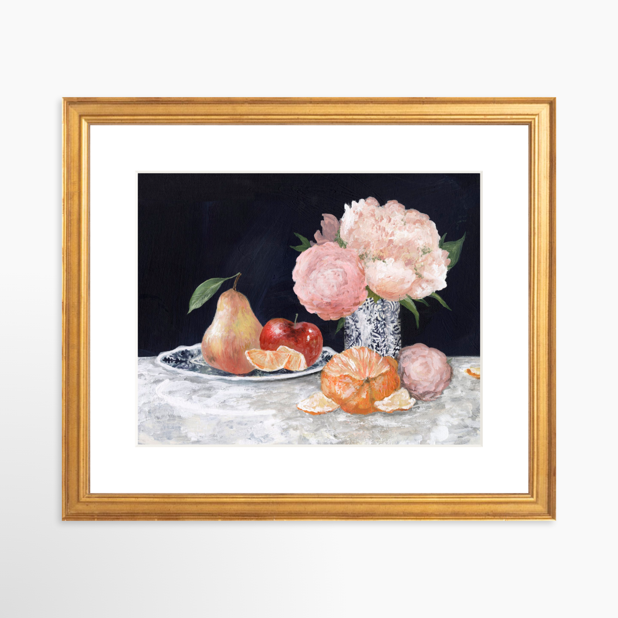 10x8 / Certificate Gold Frame + White Mat