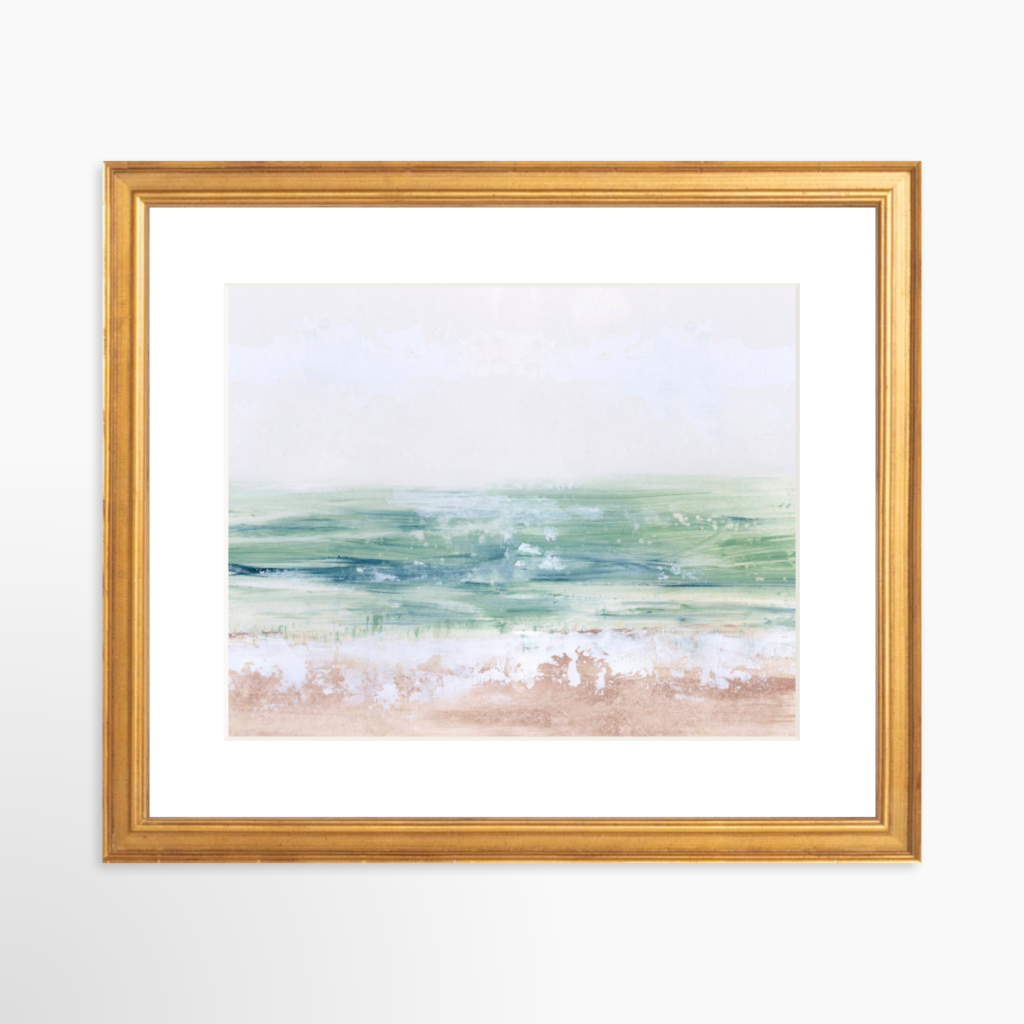 10x8 / Certificate Gold Frame + White Mat