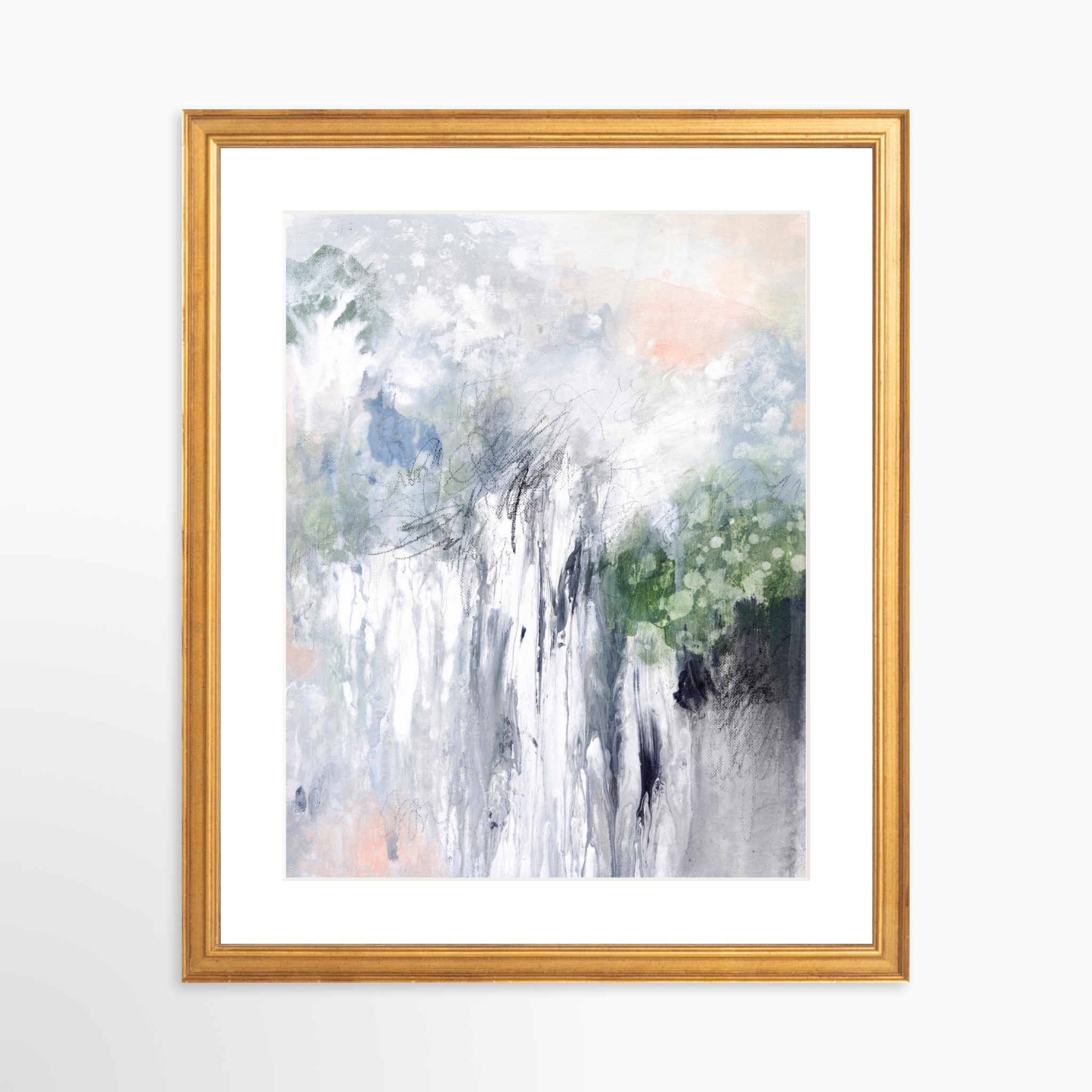 11x14 / Certificate Gold Frame + White Mat