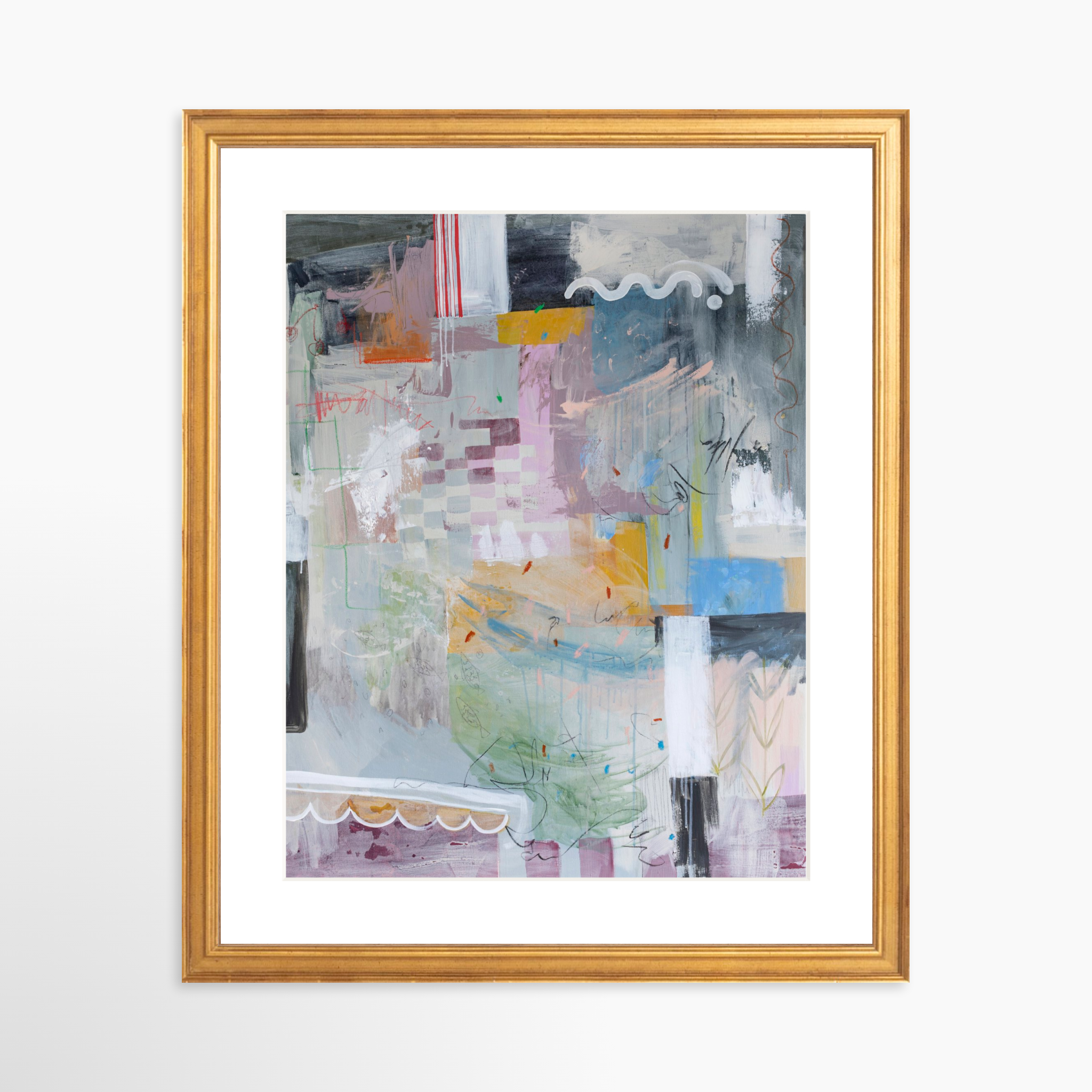 11x14 / Certificate Gold Frame + White Mat