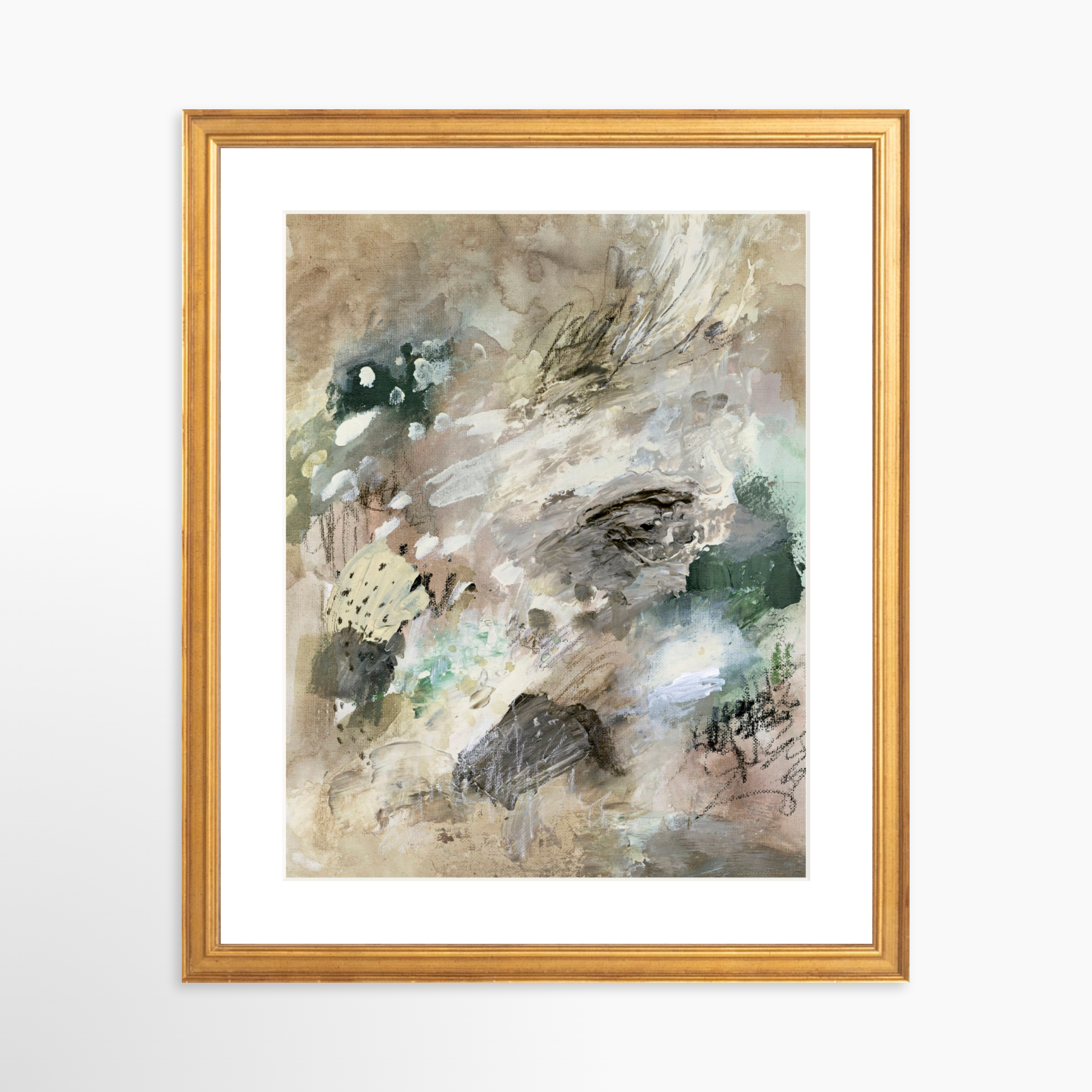 11x14 / Certificate Gold Frame + White Mat