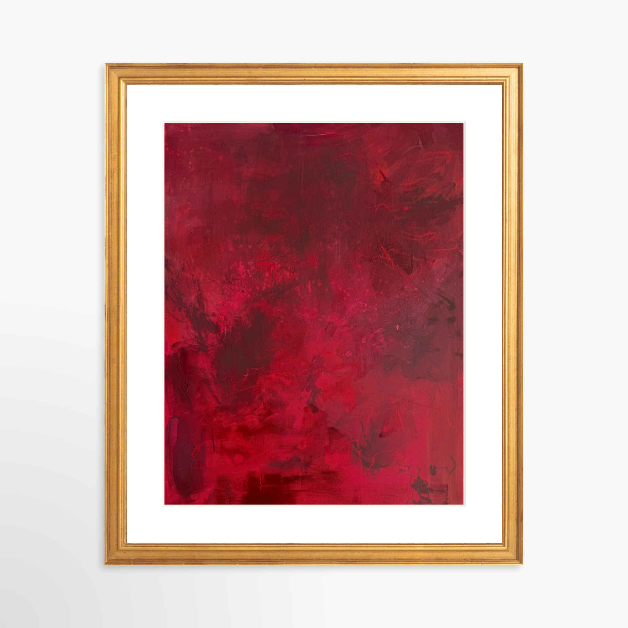 11x14 / Certificate Gold Frame + White Mat