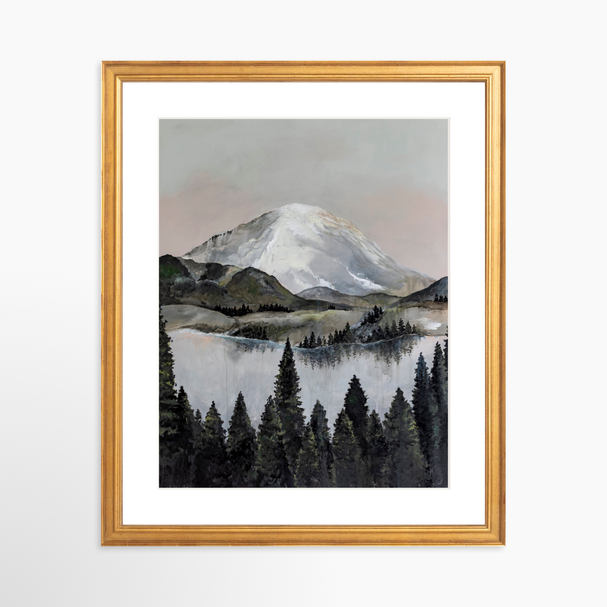 11x14 / Certificate Gold Frame + White Mat