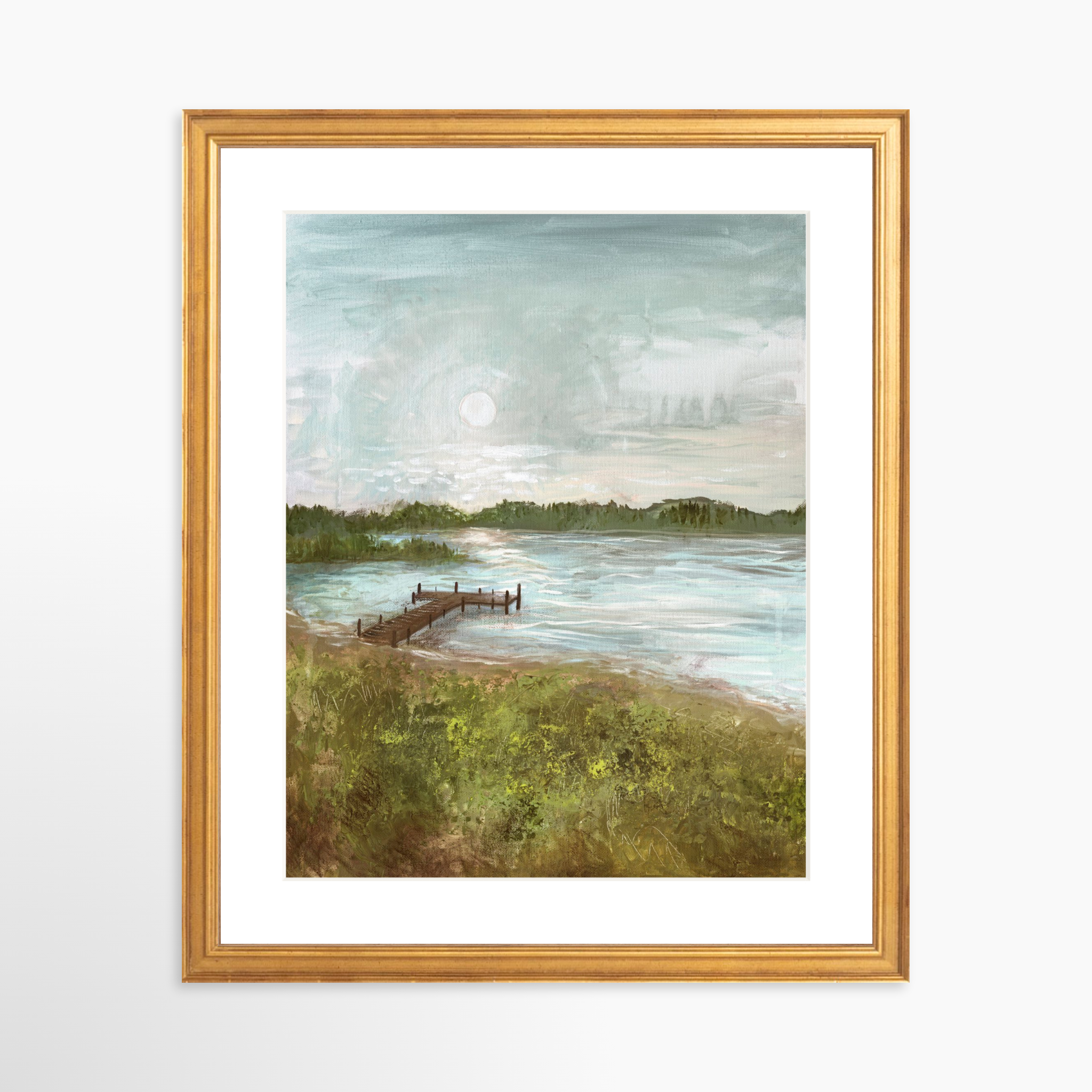 11x14 / Certificate Gold Frame + White Mat