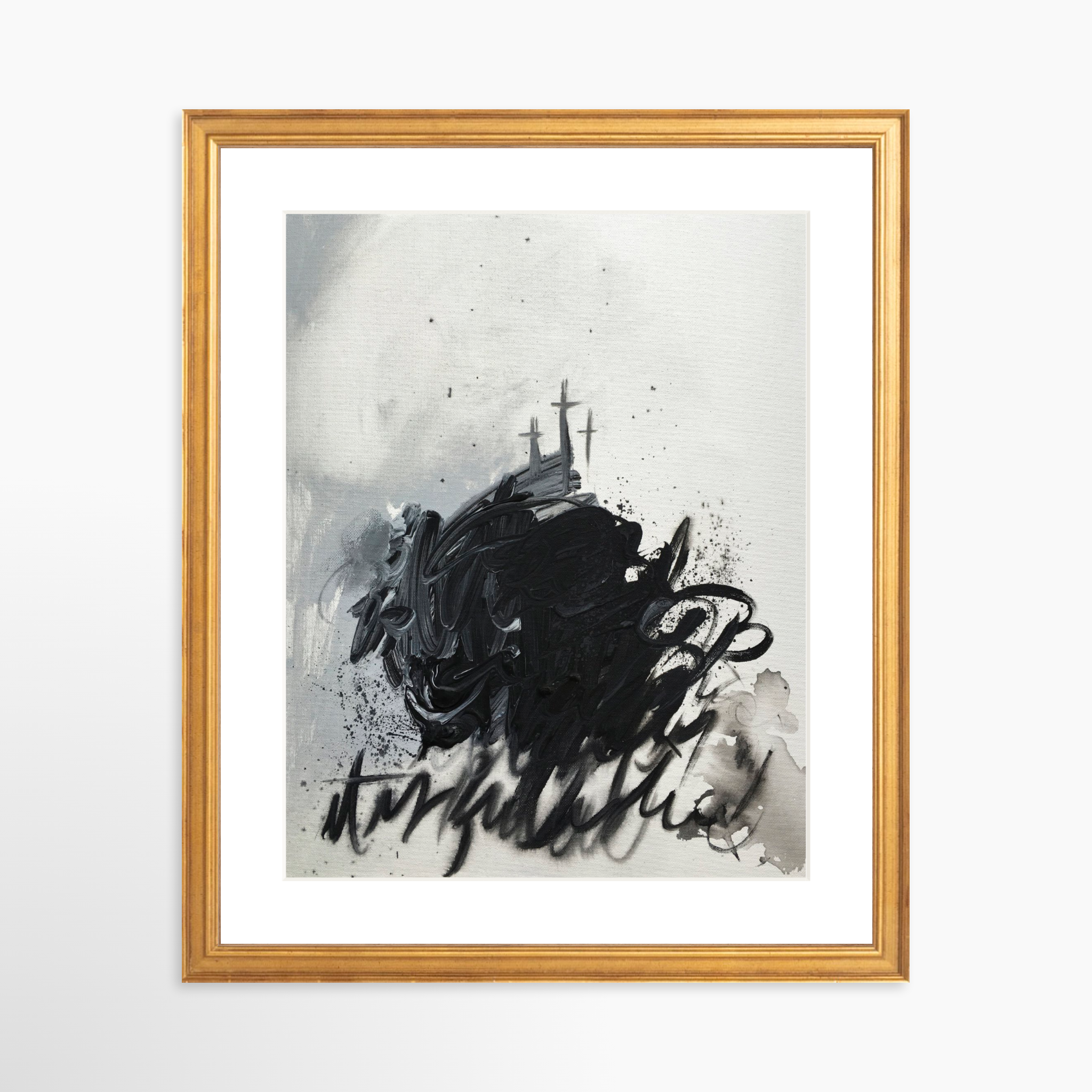 11x14 / Certificate Gold Frame + White Mat