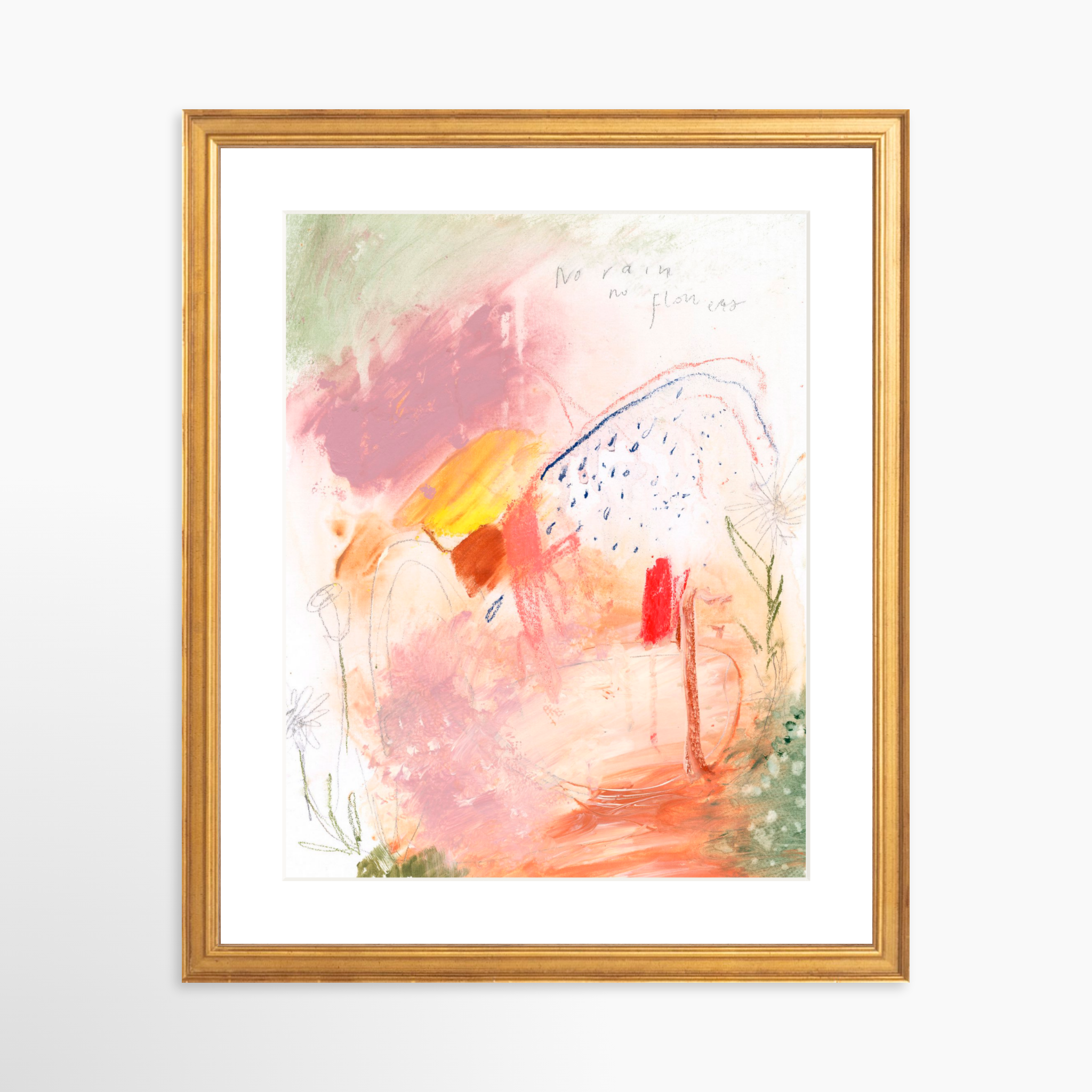 11x14 / Certificate Gold Frame + White Mat