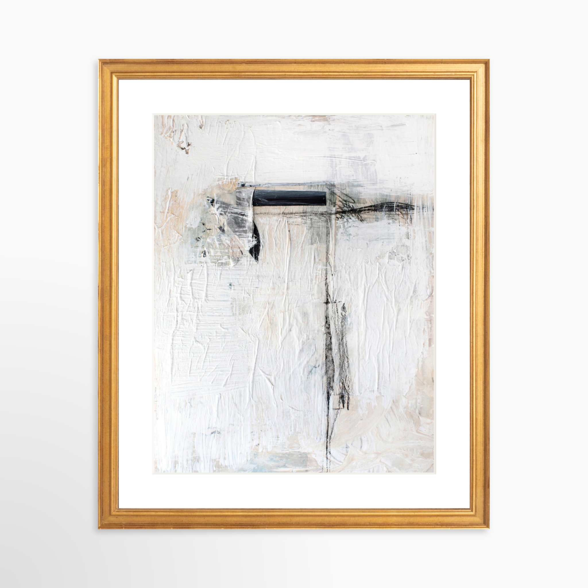 11x14 / Certificate Gold Frame + White Mat