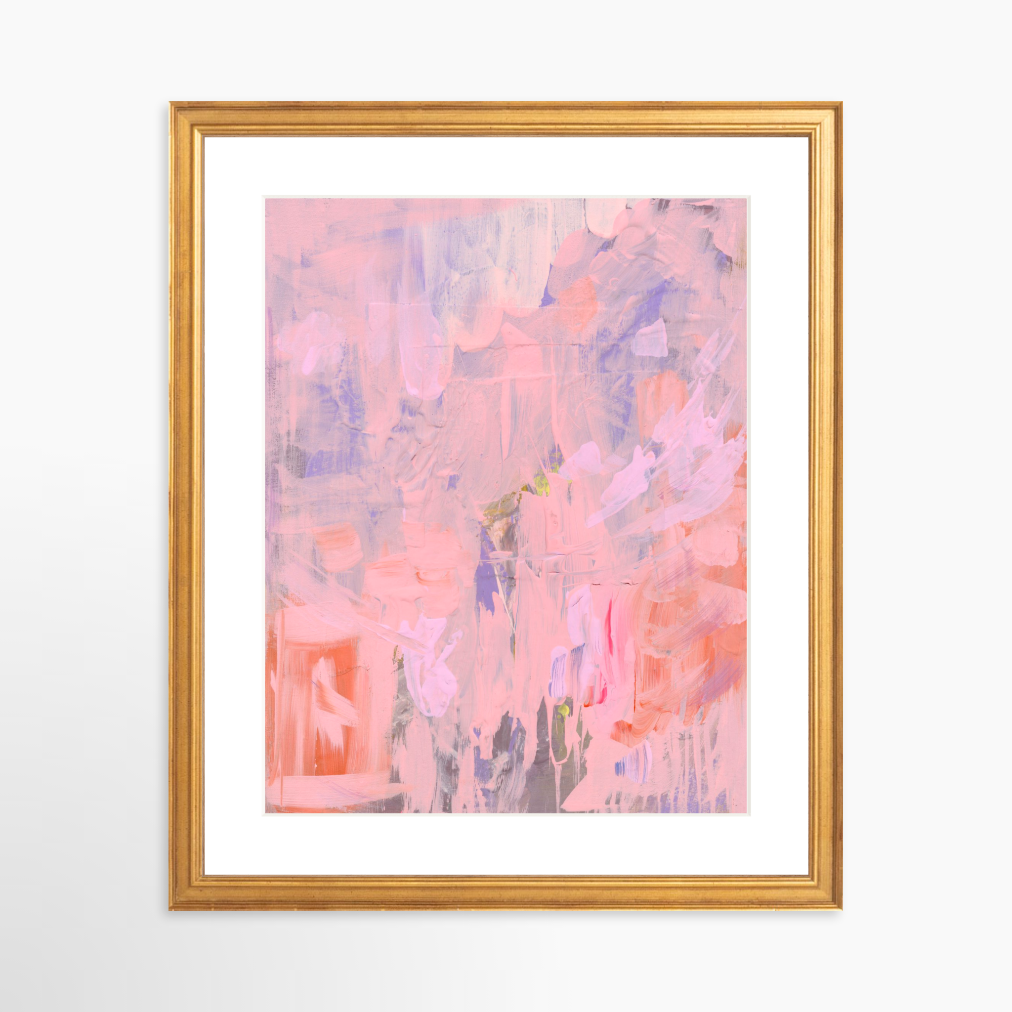 11x14 / Certificate Gold Frame + White Mat