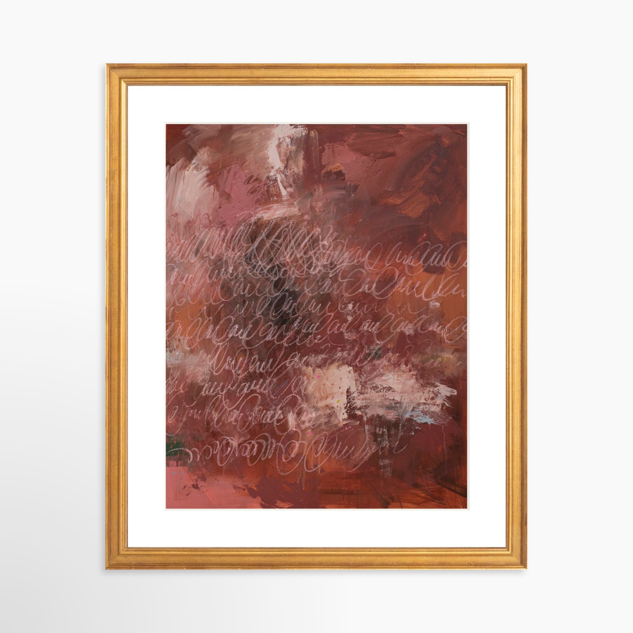 11x14 / Certificate Gold Frame + White Mat