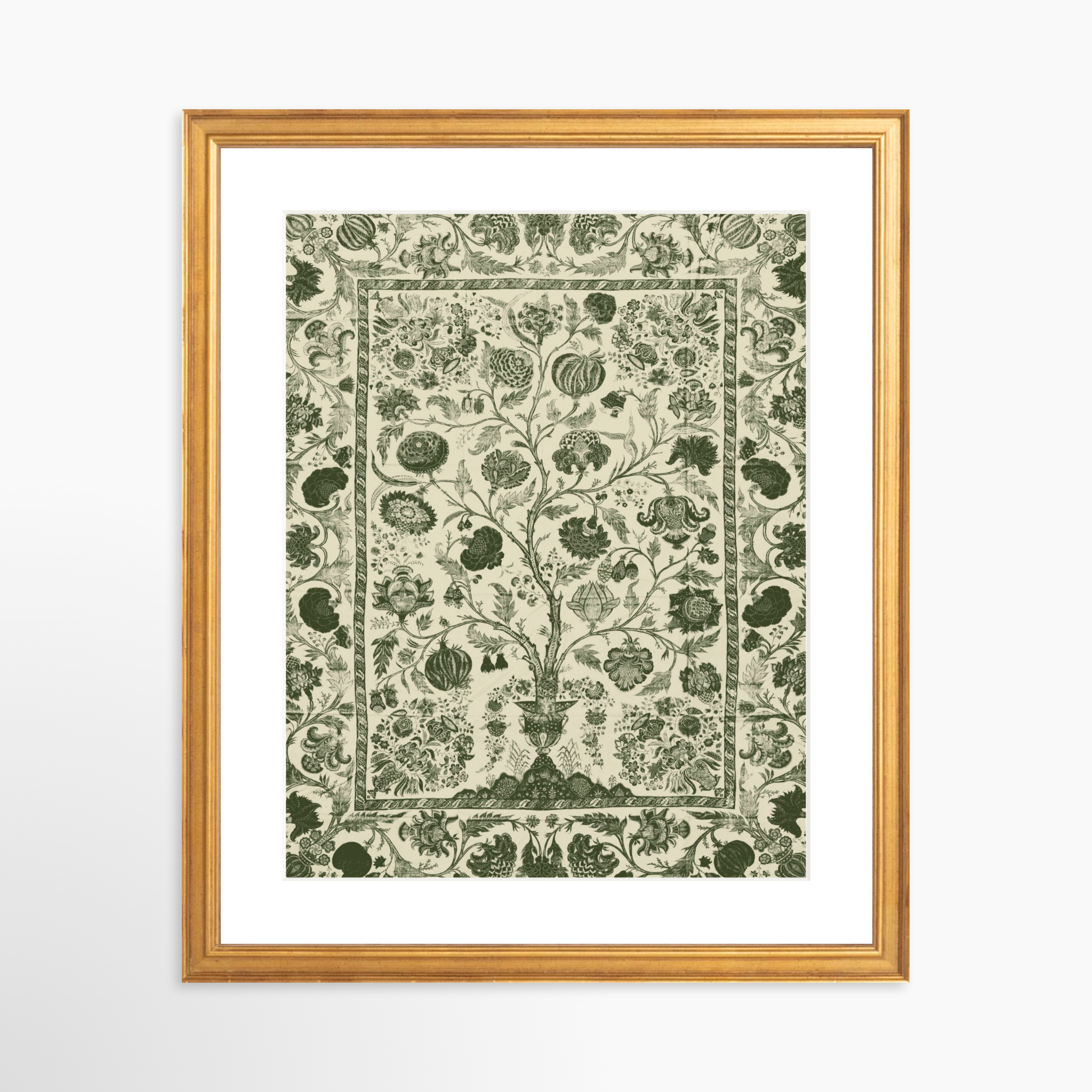 11x14 / Certificate Gold Frame + White Mat