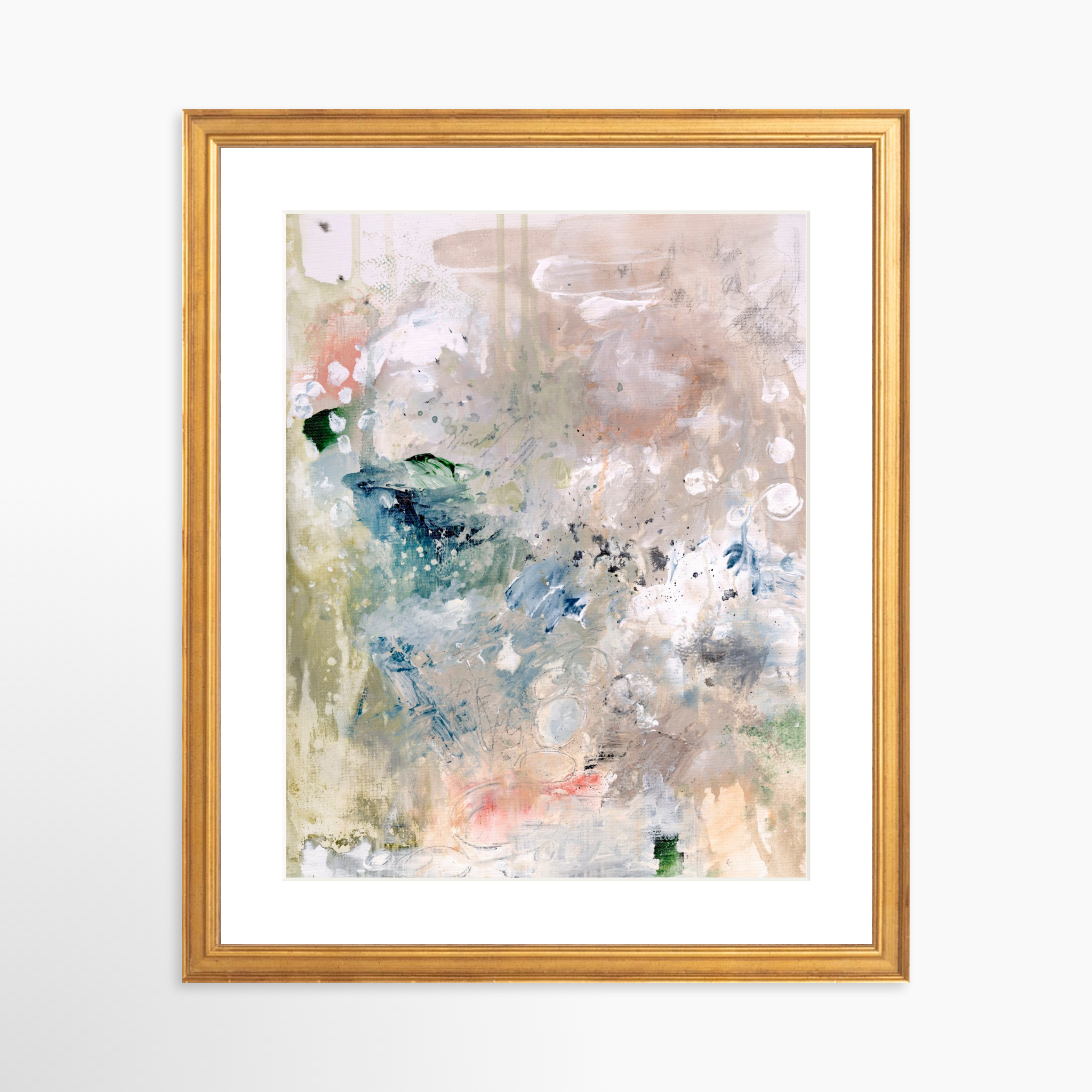 11x14 / Certificate Gold Frame + White Mat