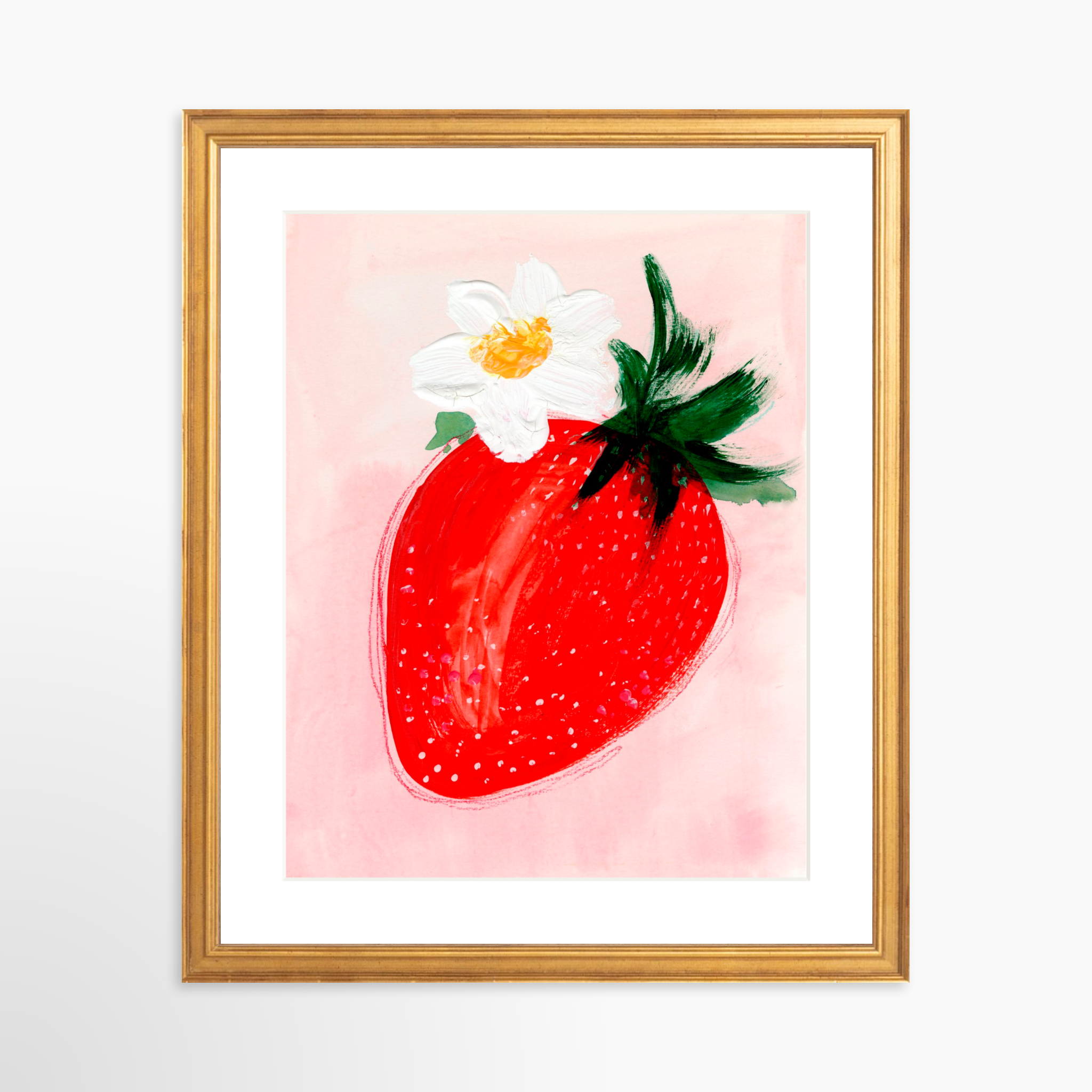 11x14 / Certificate Gold Frame + White Mat