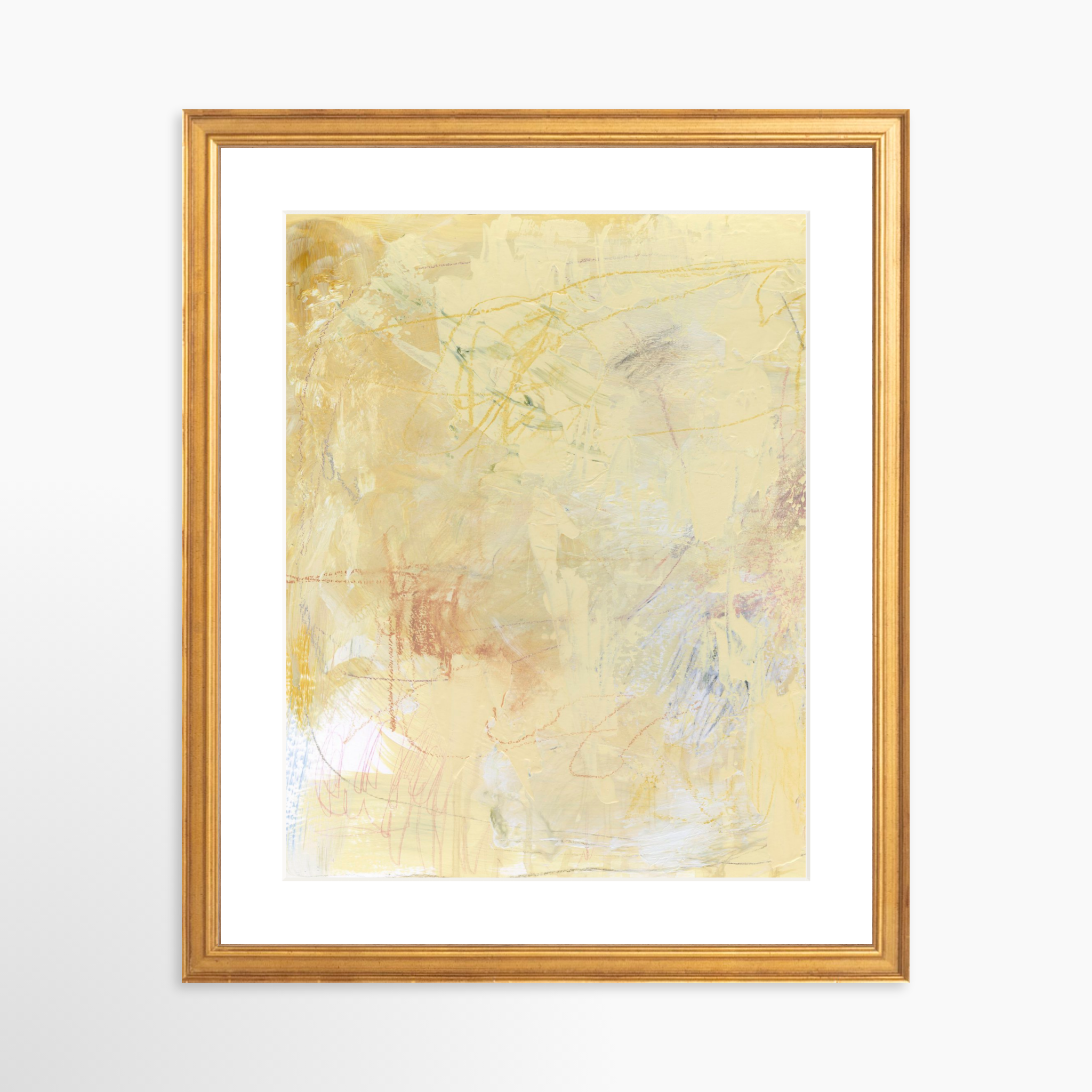 11x14 / Certificate Gold Frame + White Mat