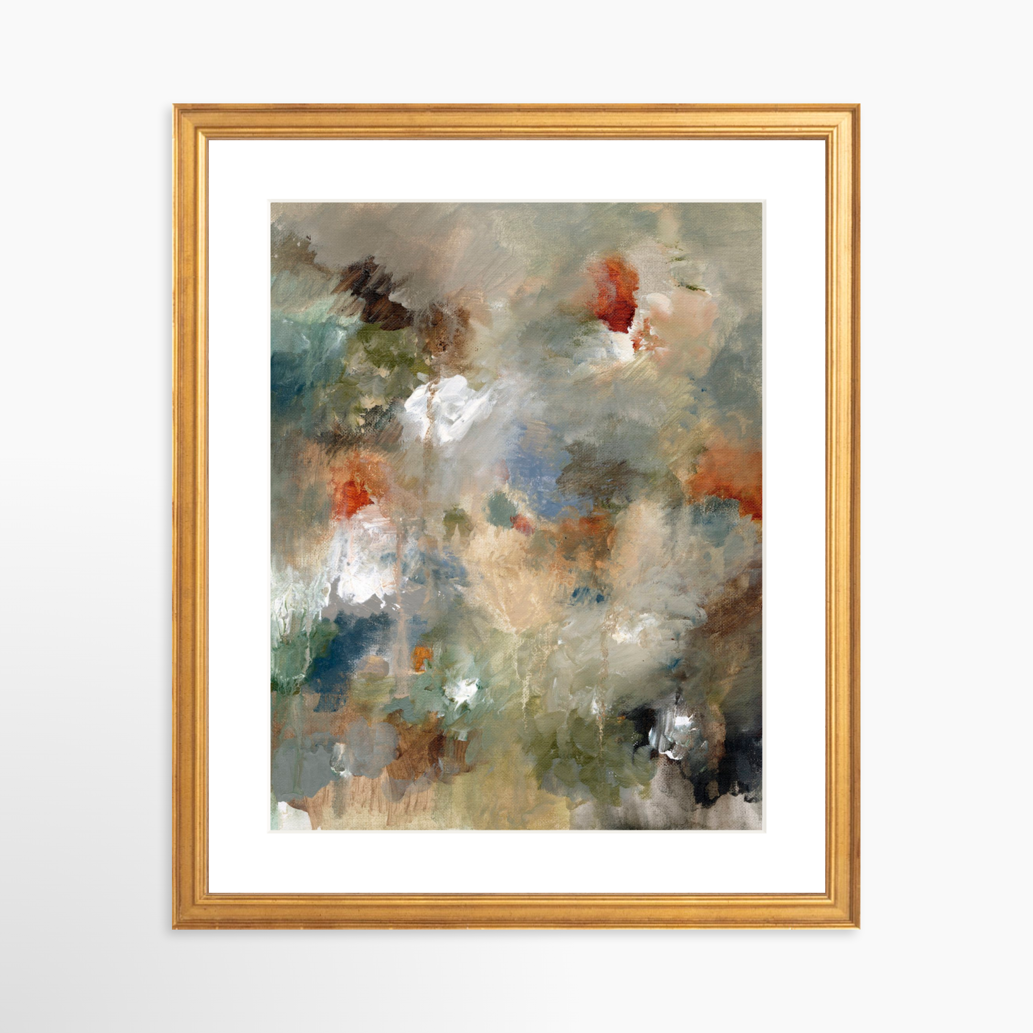 11x14 / Certificate Gold Frame + White Mat