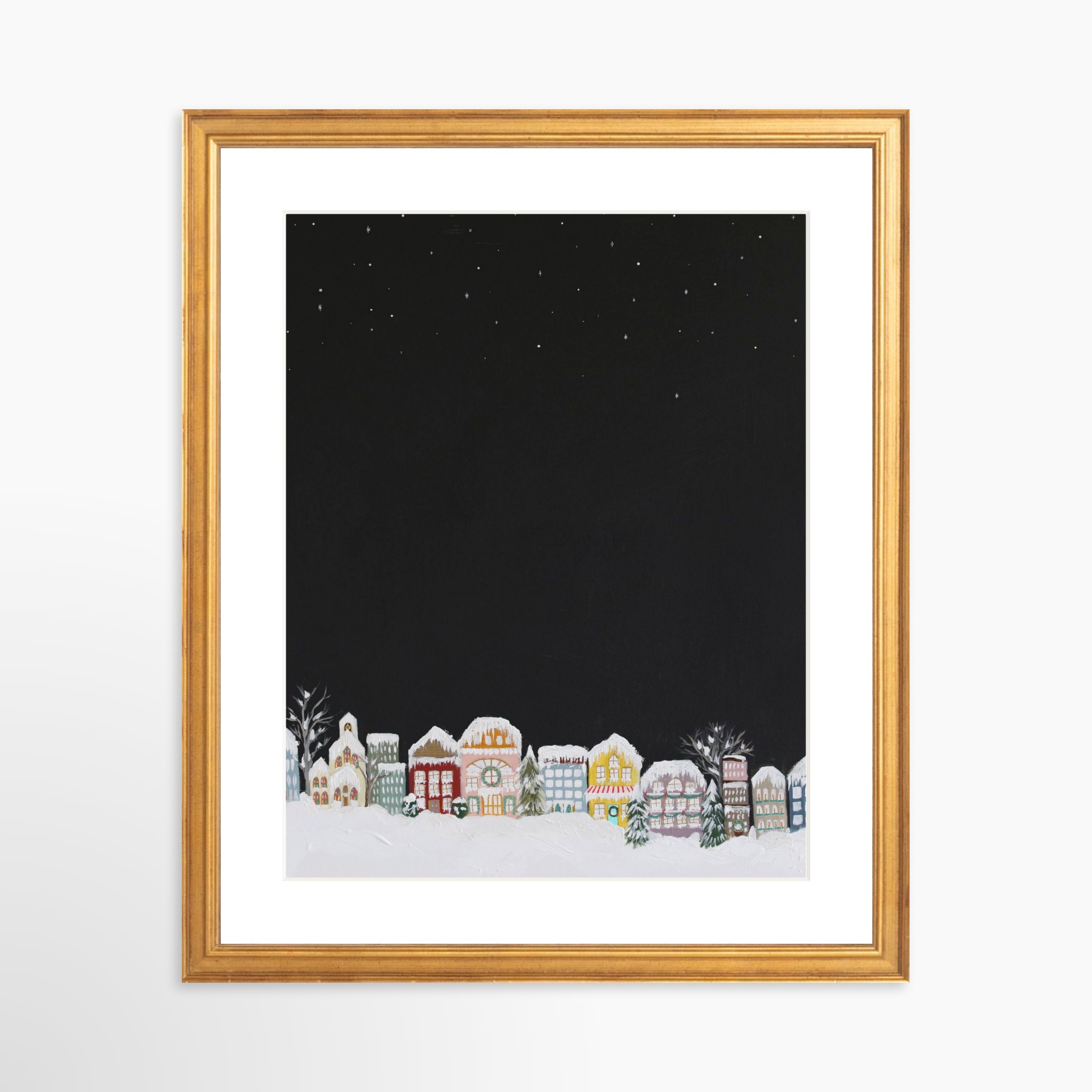 11x14 / Certificate Gold Frame + White Mat