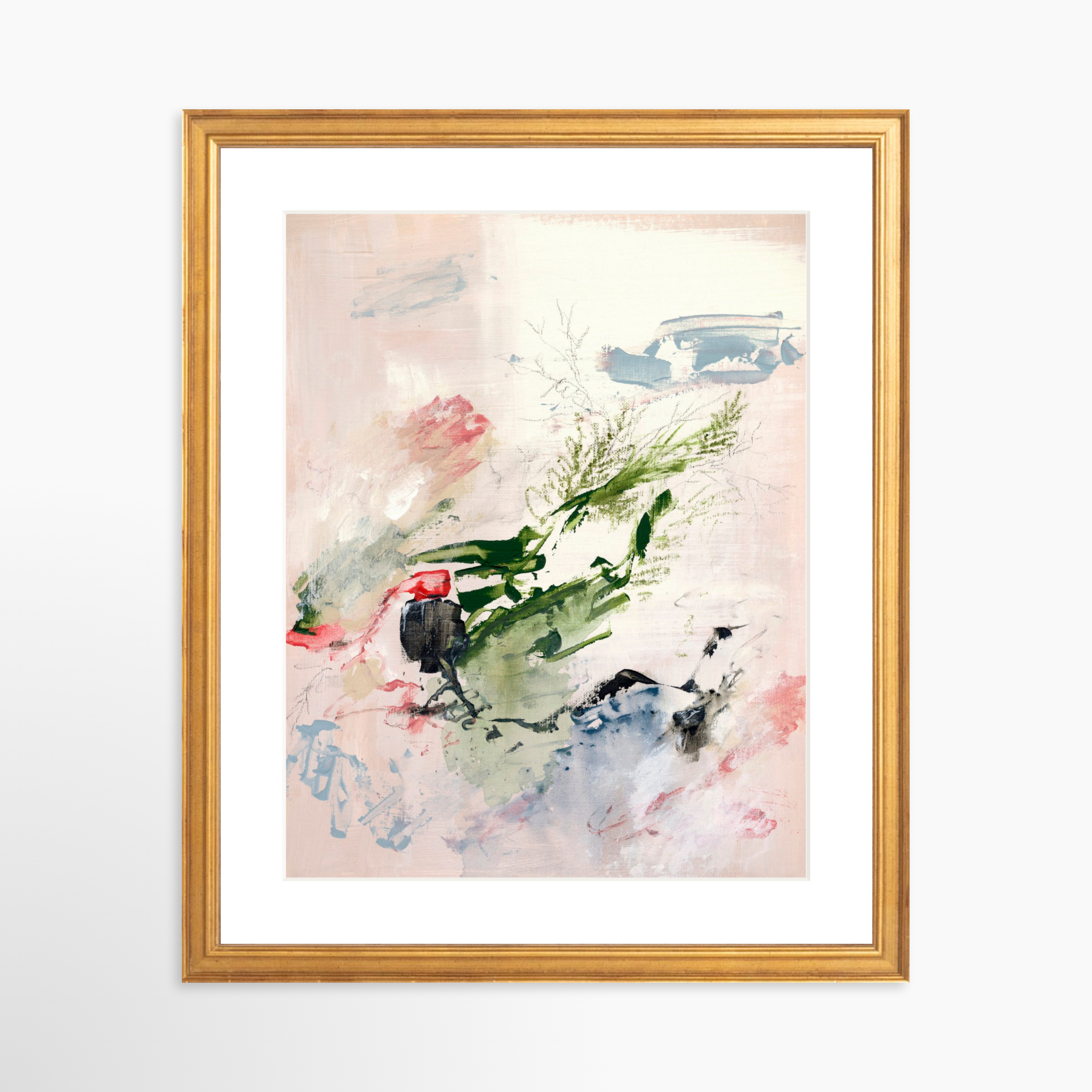 11x14 / Certificate Gold Frame + White Mat