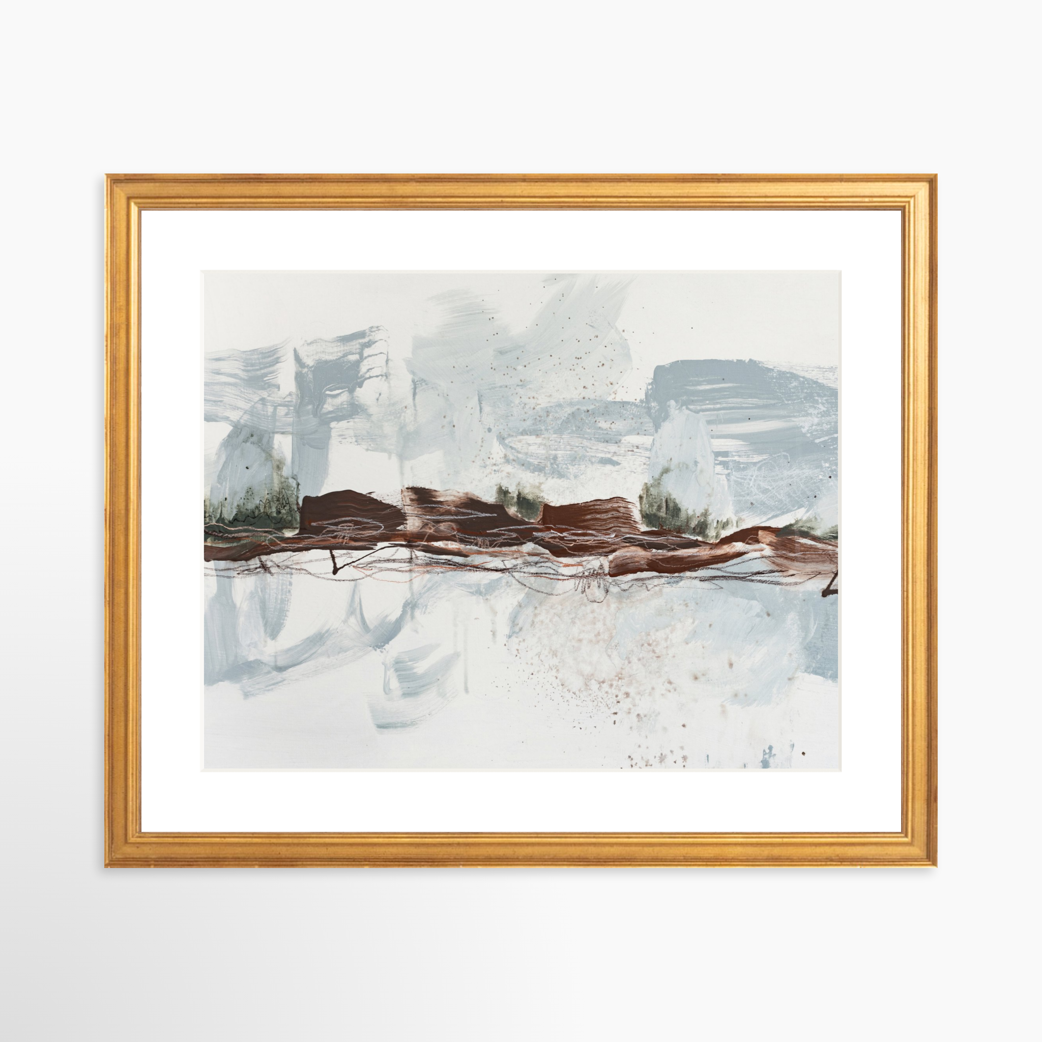 14x11 / Certificate Gold Frame + White Mat