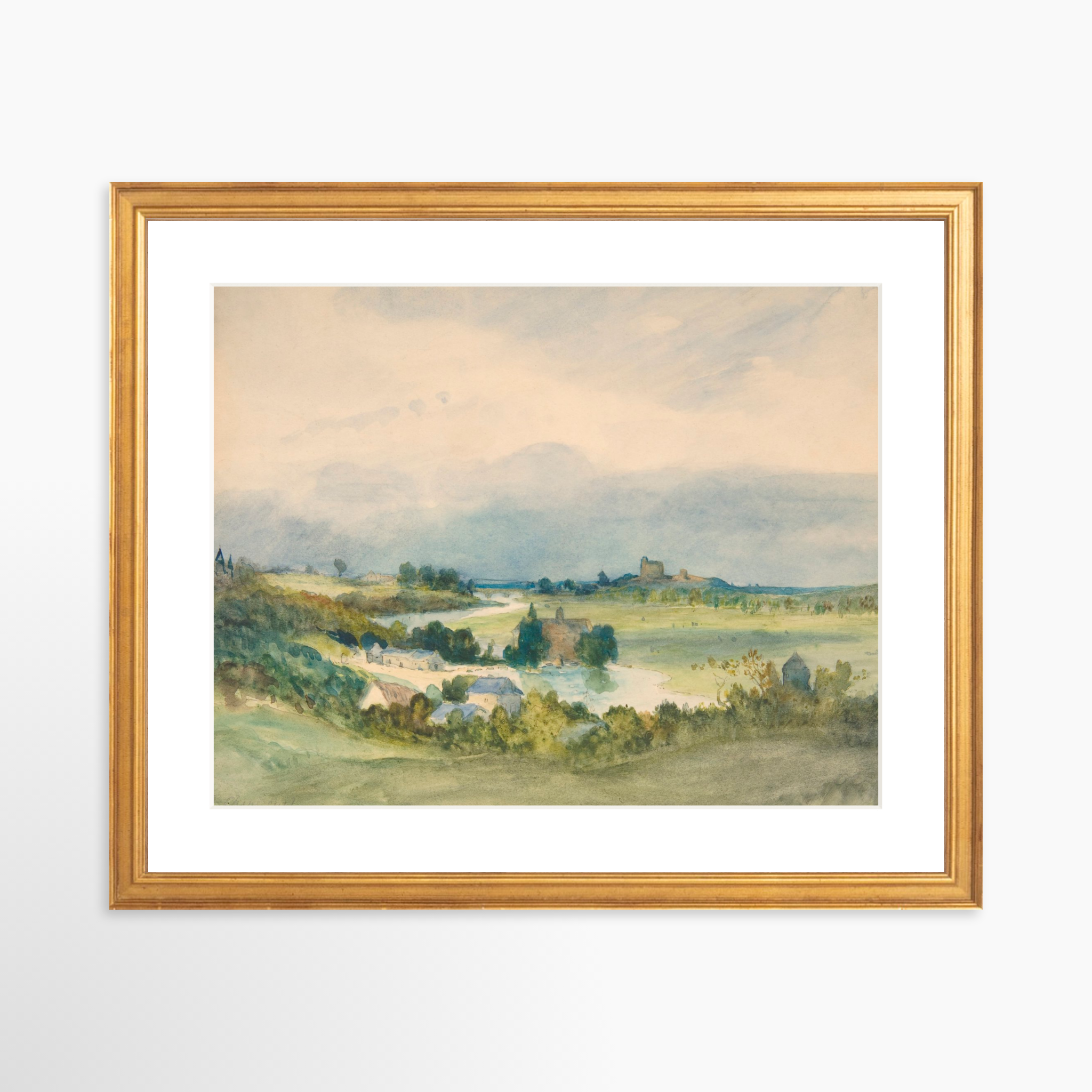 14x11 / Certificate Gold Frame + White Mat