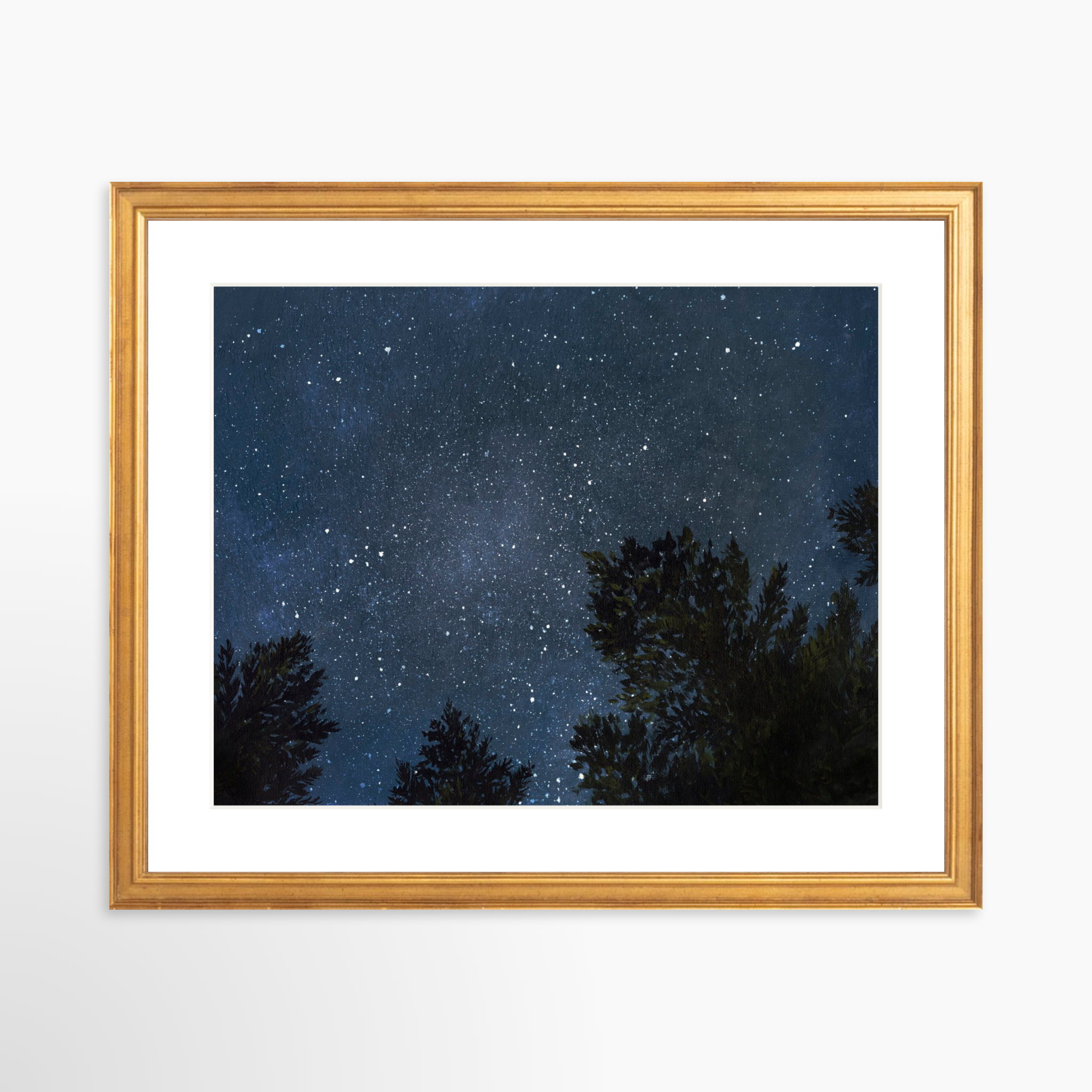 14x11 / Certificate Gold Frame + White Mat