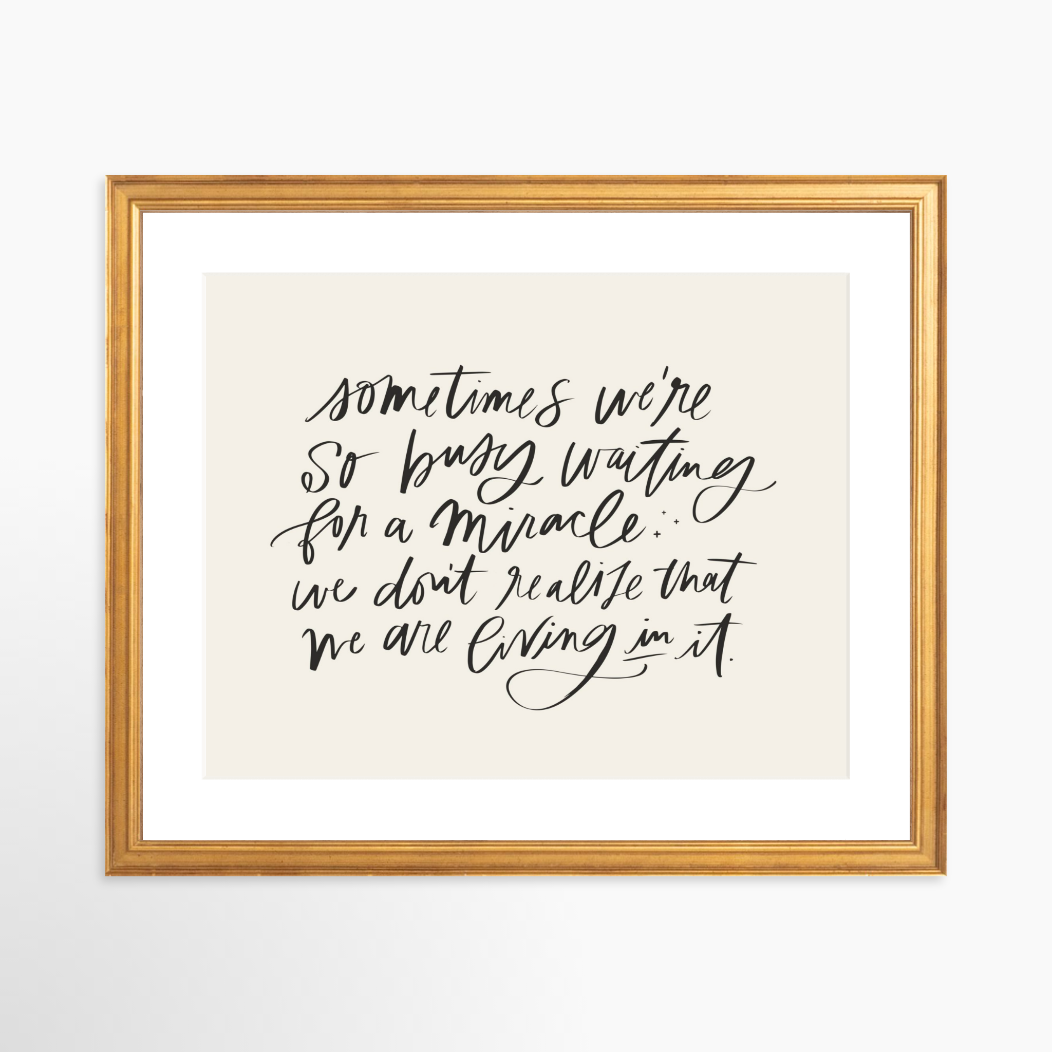 14x11 / Certificate Gold Frame + White Mat