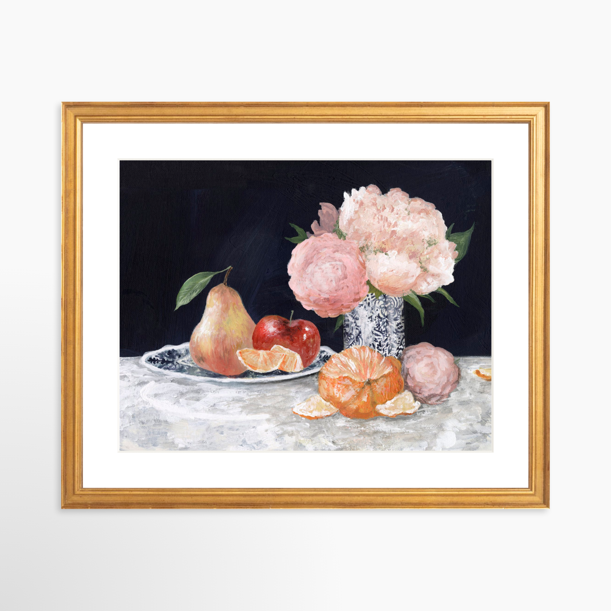 14x11 / Certificate Gold Frame + White Mat