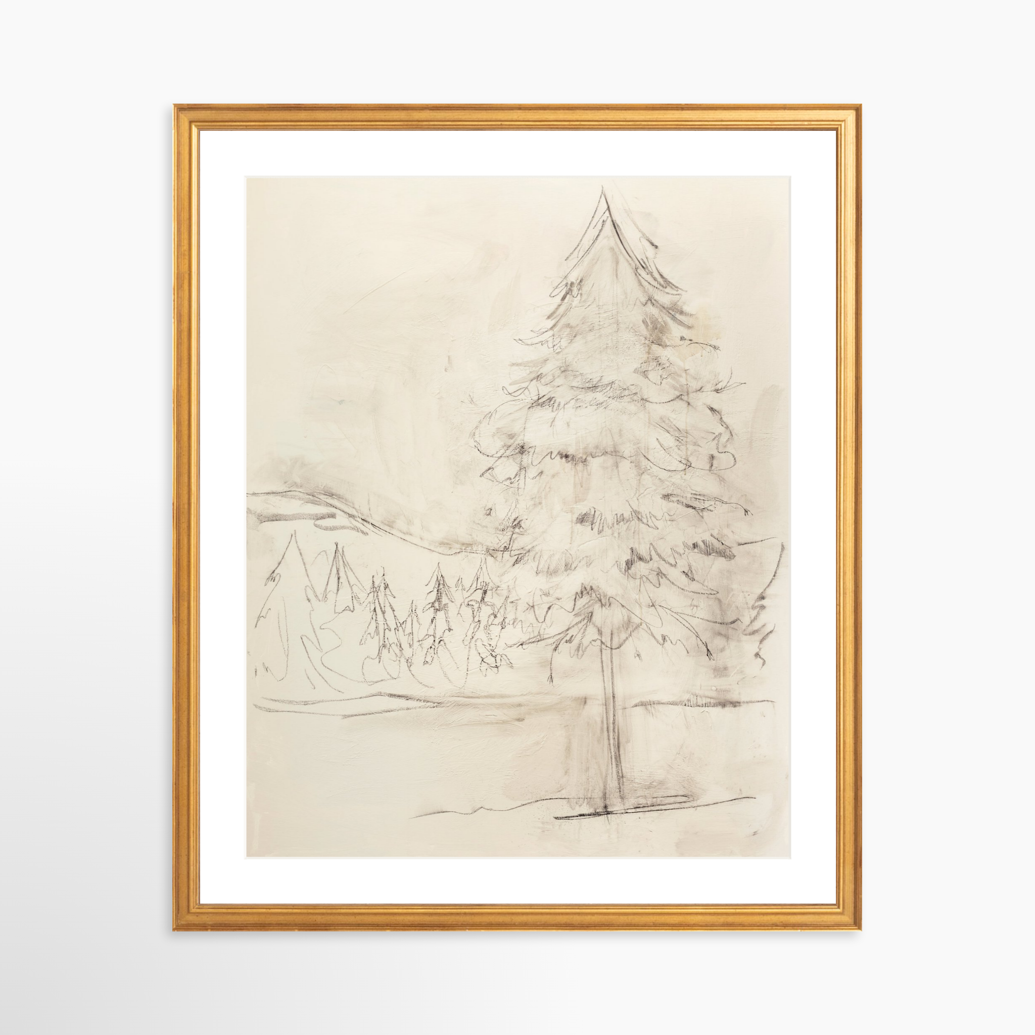 16x20 / Certificate Gold Frame + White Mat