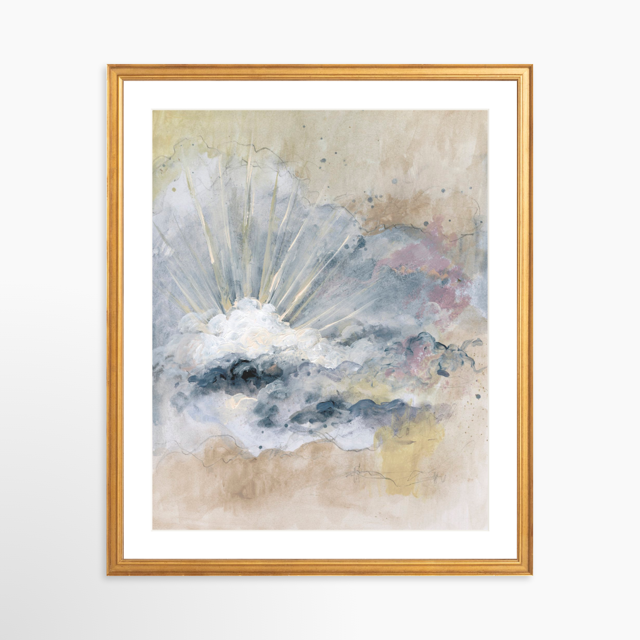 16x20 / Certificate Gold Frame + White Mat