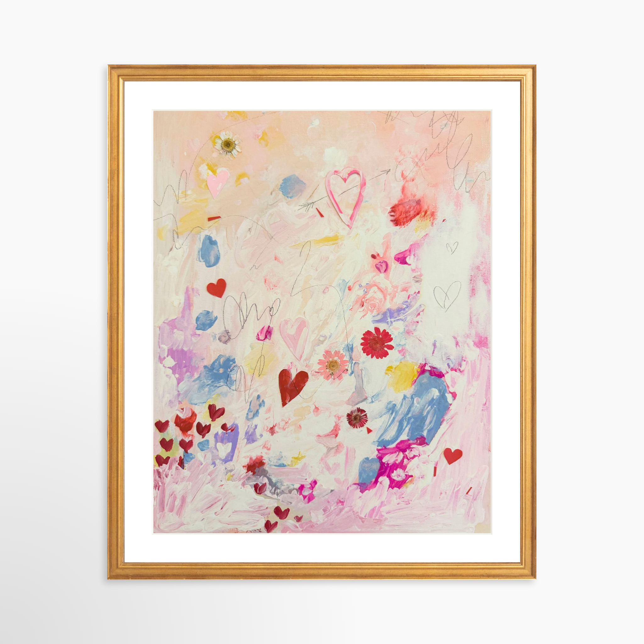 16x20 / Certificate Gold Frame + White Mat