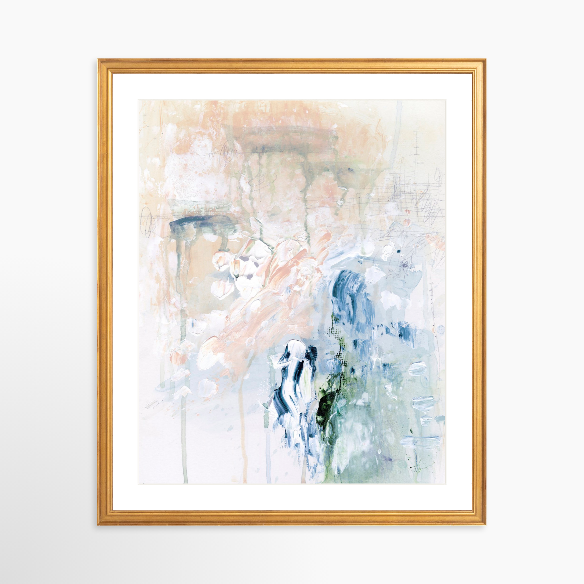 16x20 / Certificate Gold Frame + White Mat