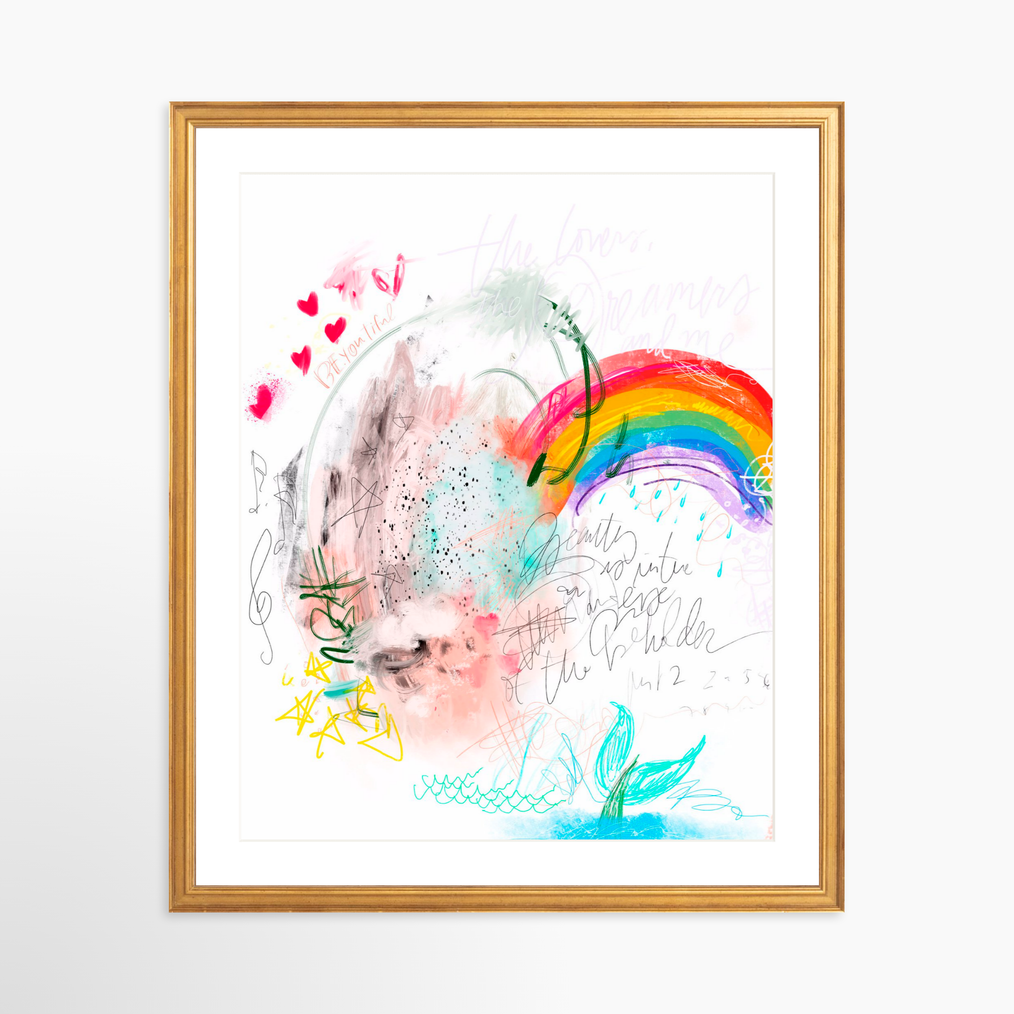 16x20 / Certificate Gold Frame + White Mat