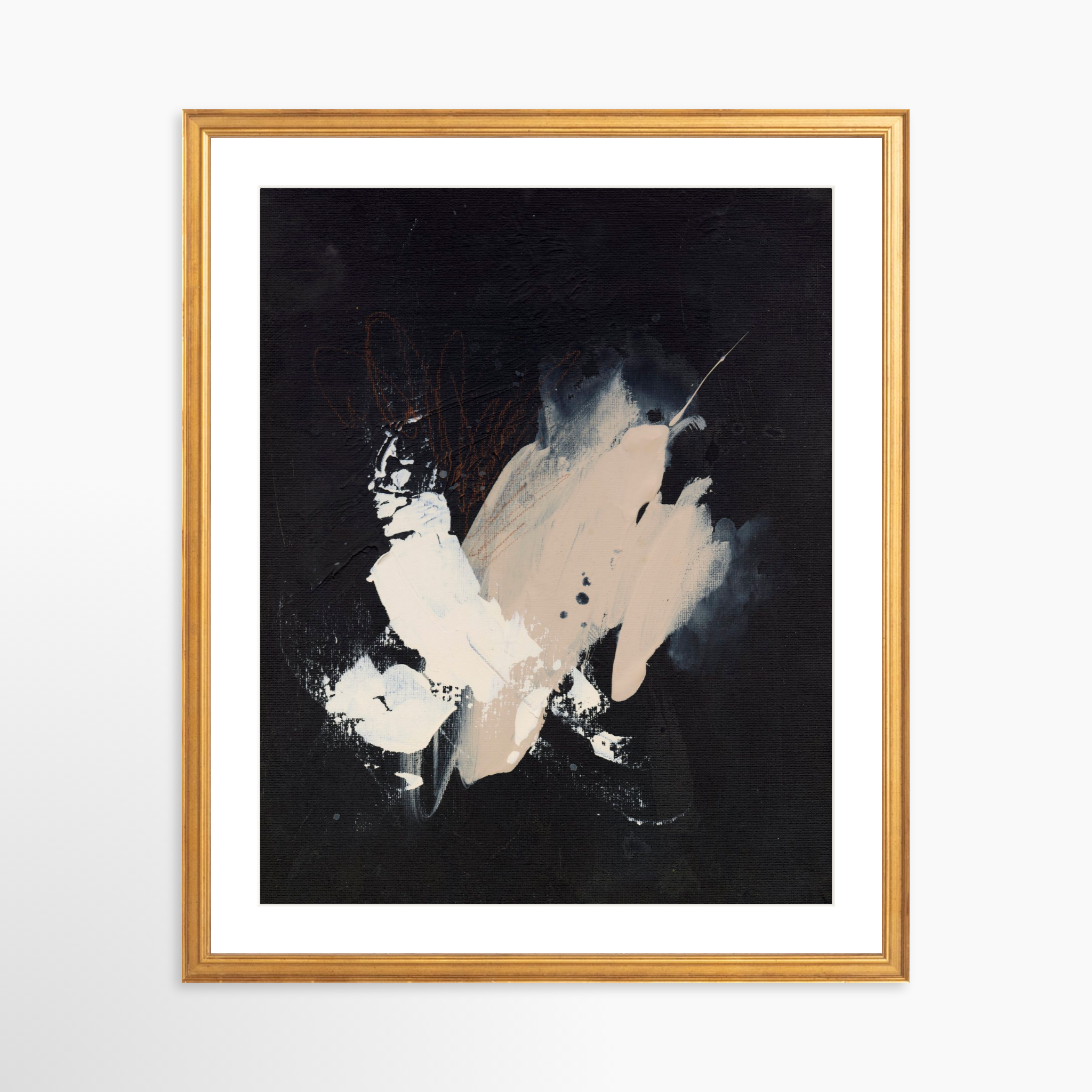 16x20 / Certificate Gold Frame + White Mat