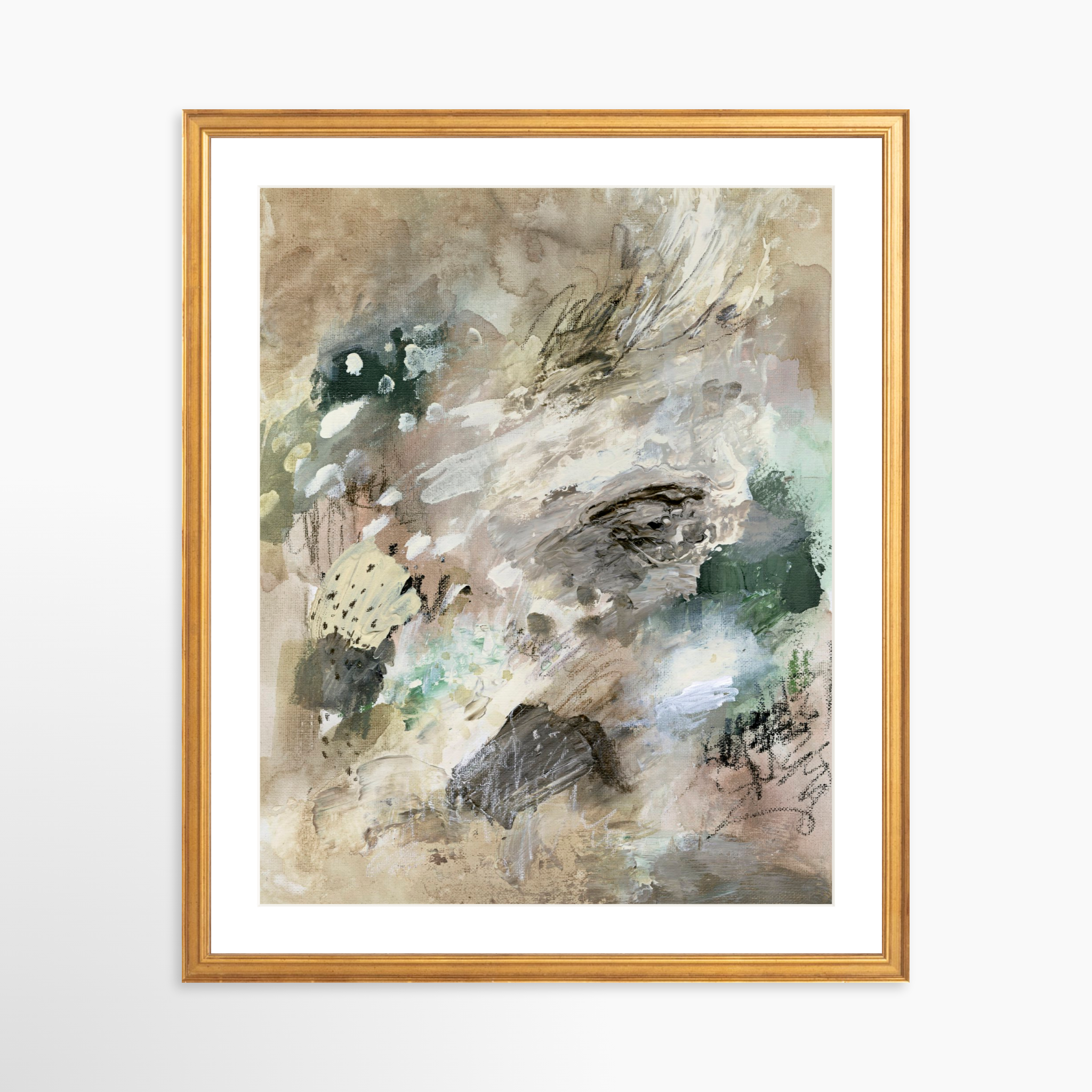 16x20 / Certificate Gold Frame + White Mat