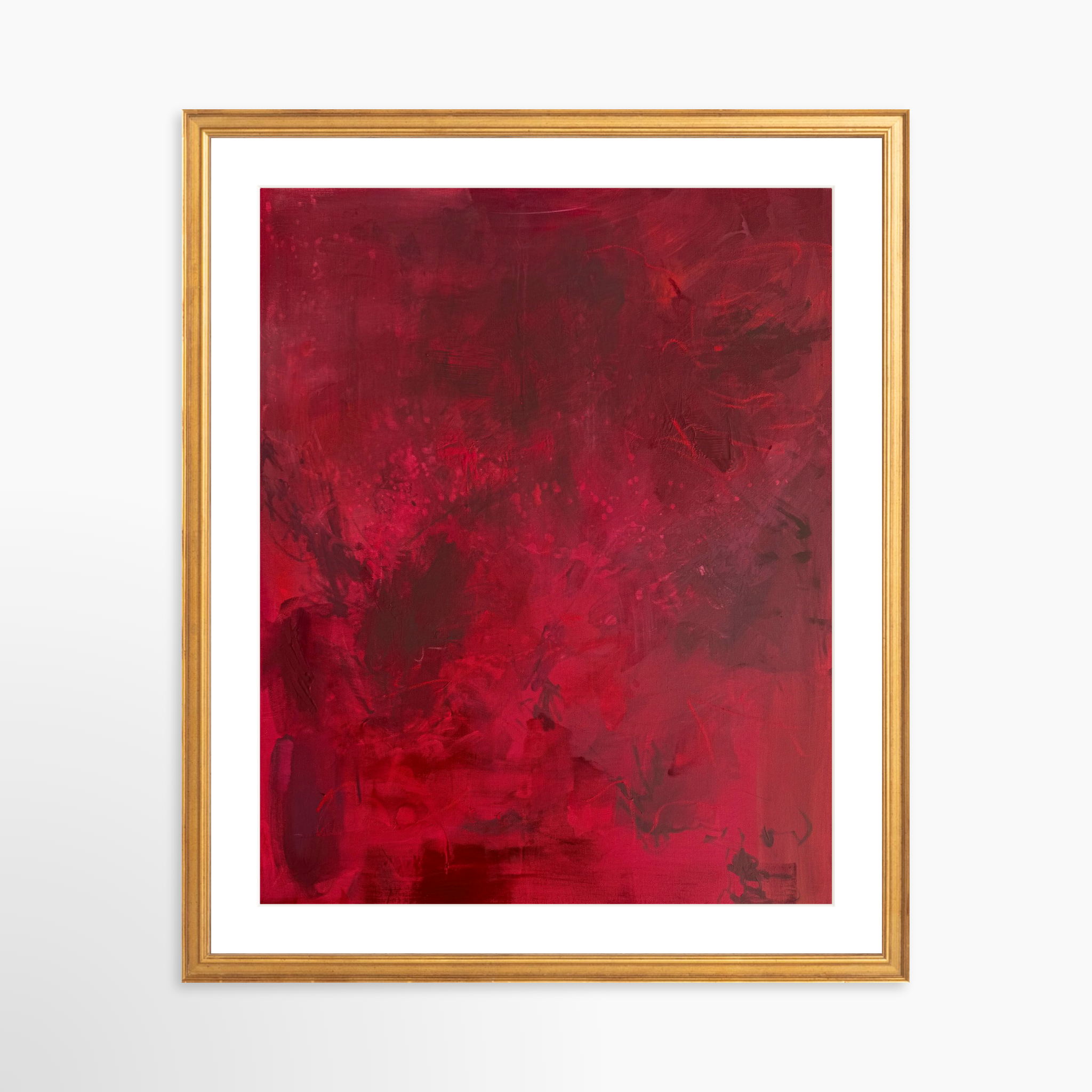 16x20 / Certificate Gold Frame + White Mat