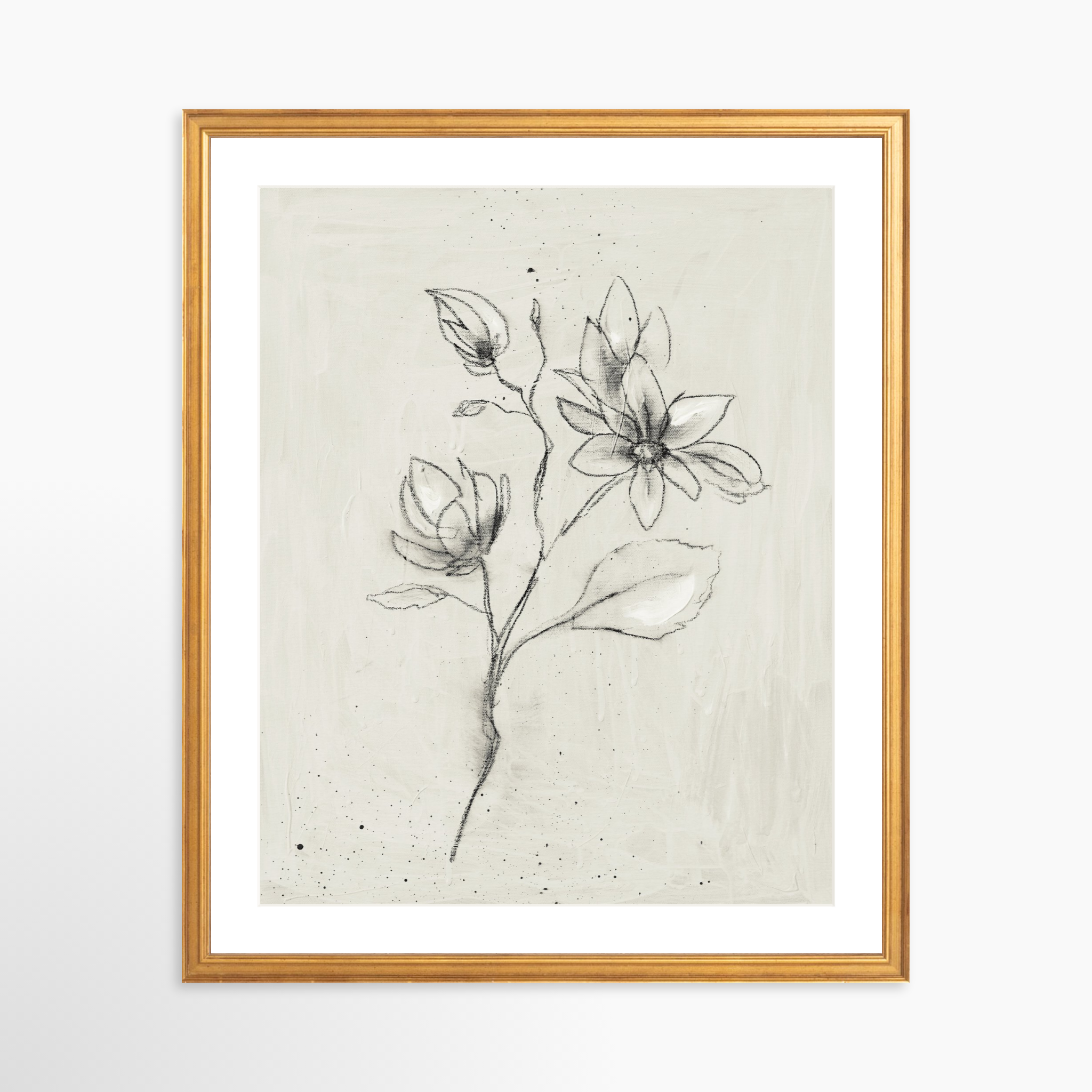 16x20 / Certificate Gold Frame + White Mat