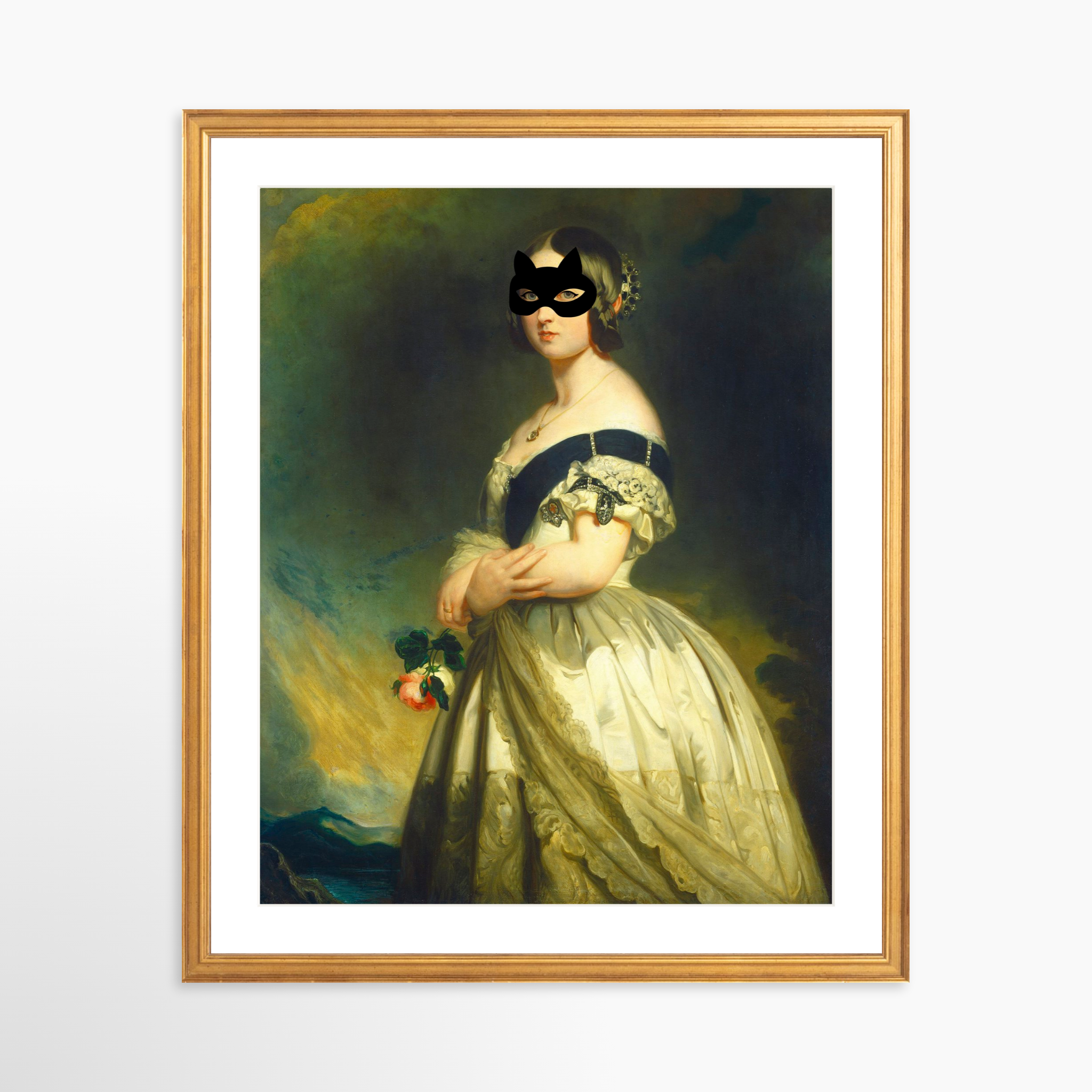 16x20 / Certificate Gold Frame + White Mat