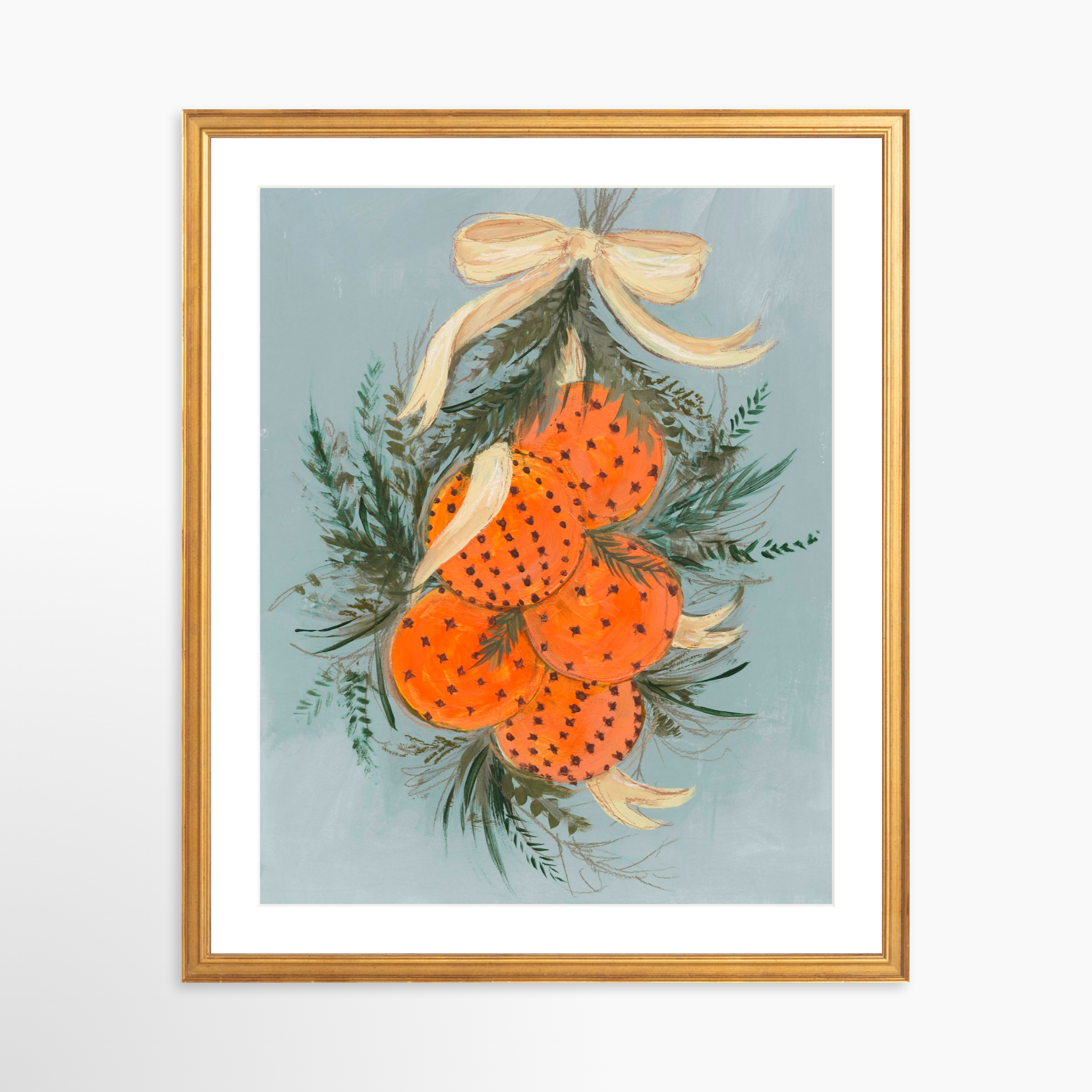 16x20 / Certificate Gold Frame + White Mat