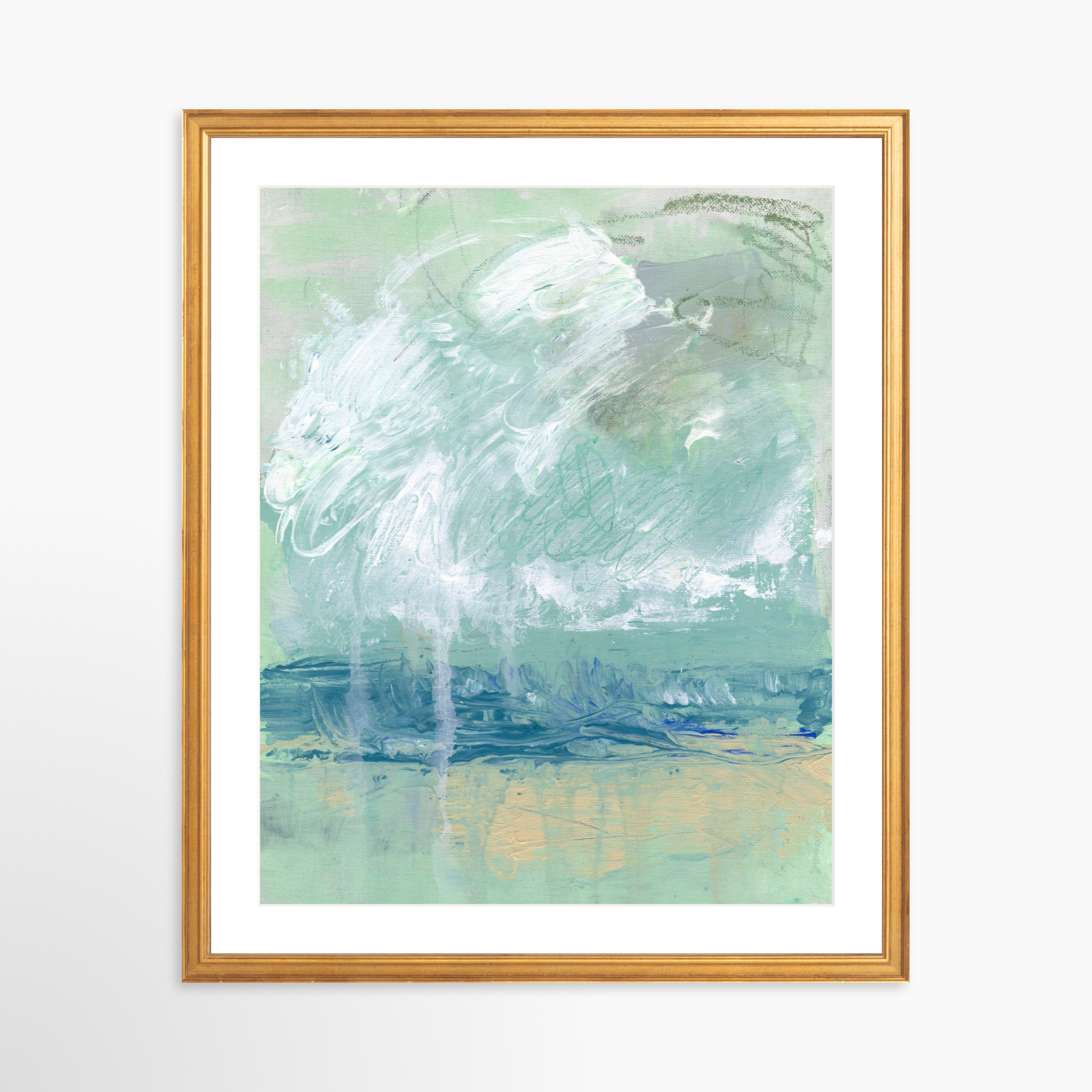 16x20 / Certificate Gold Frame + White Mat