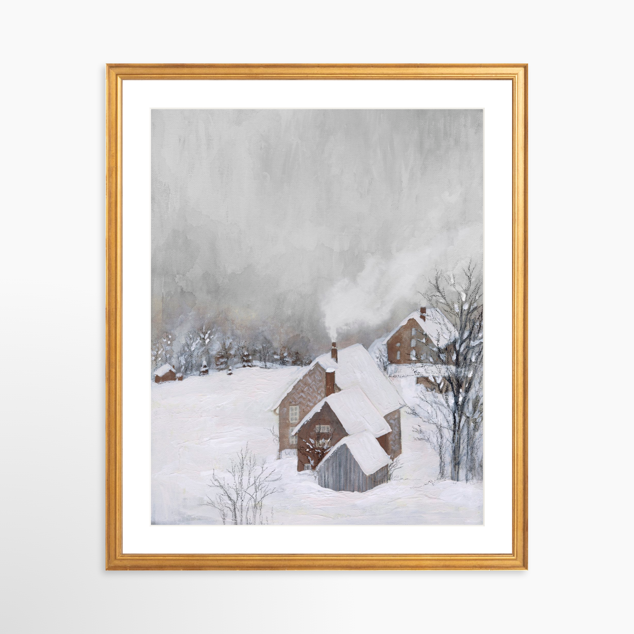 16x20 / Certificate Gold Frame + White Mat