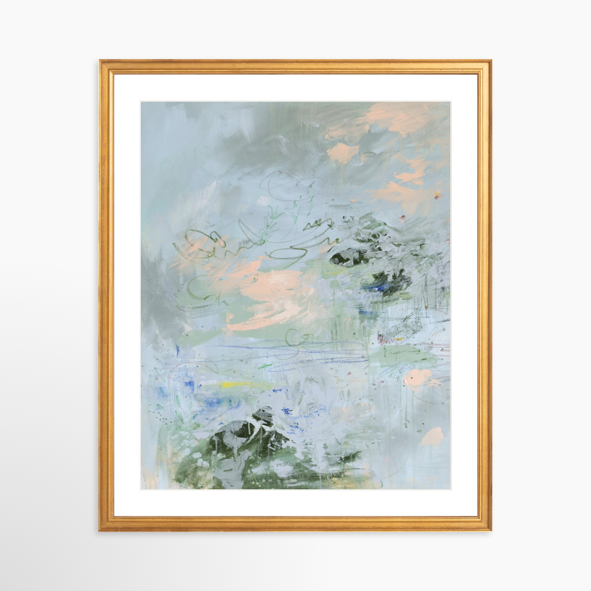 16x20 / Certificate Gold Frame + White Mat