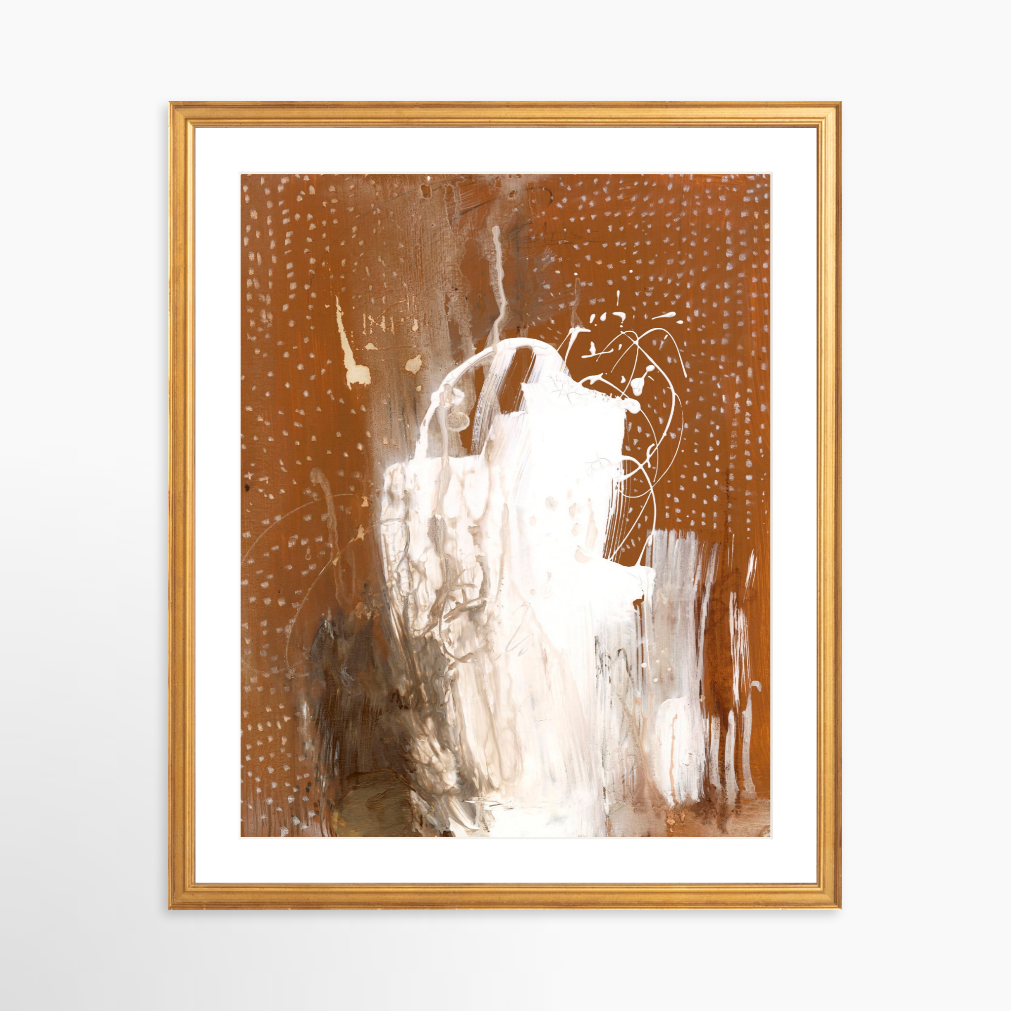 16x20 / Certificate Gold Frame + White Mat