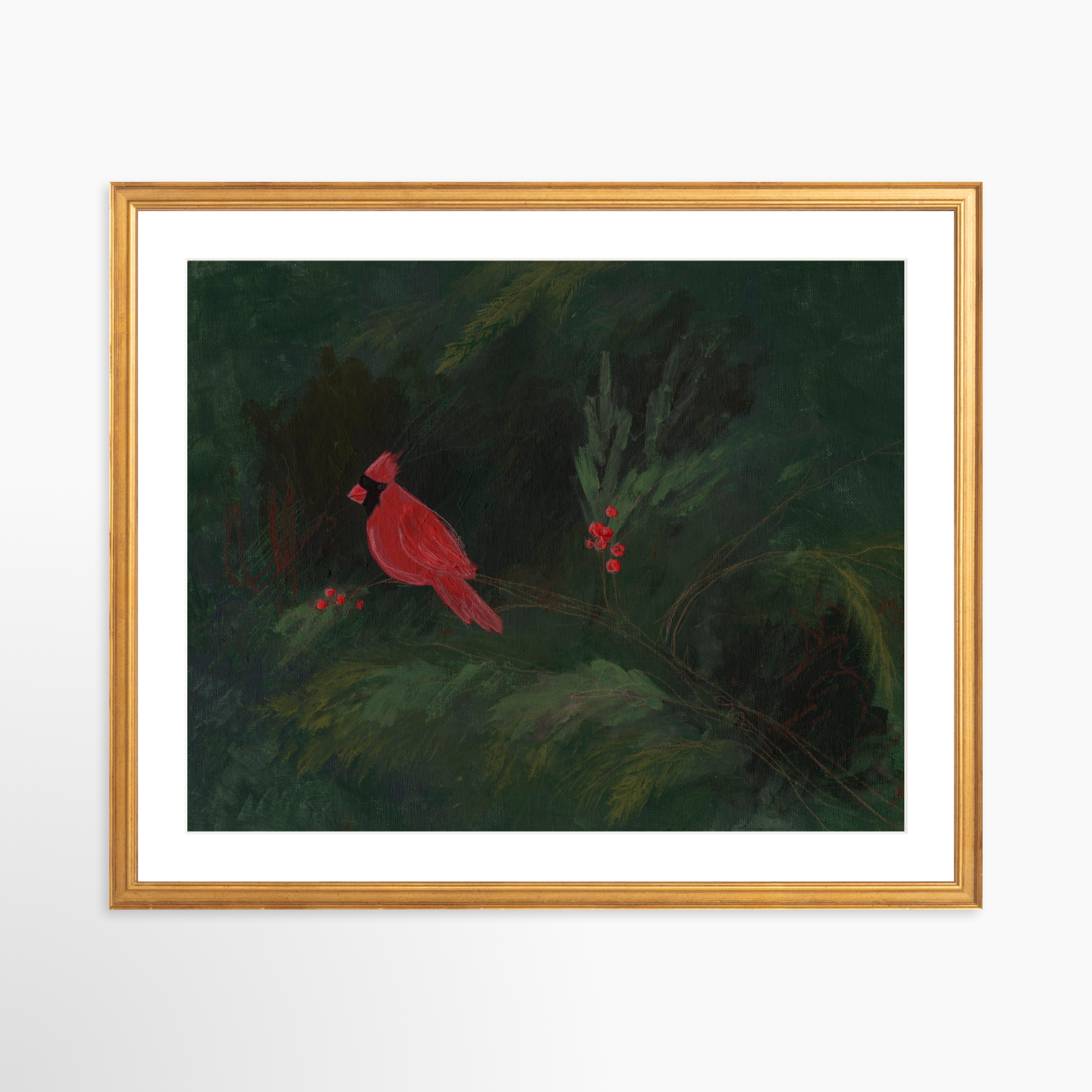 20x16 / Certificate Gold Frame + White Mat