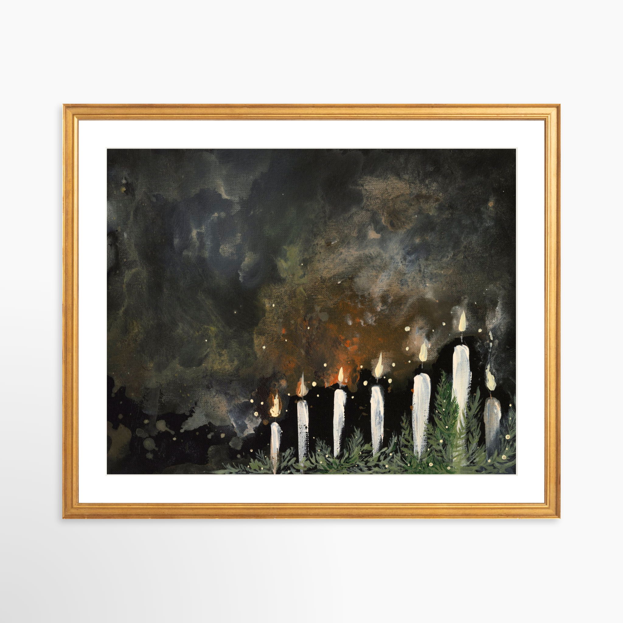 20x16 / Certificate Gold Frame + White Mat