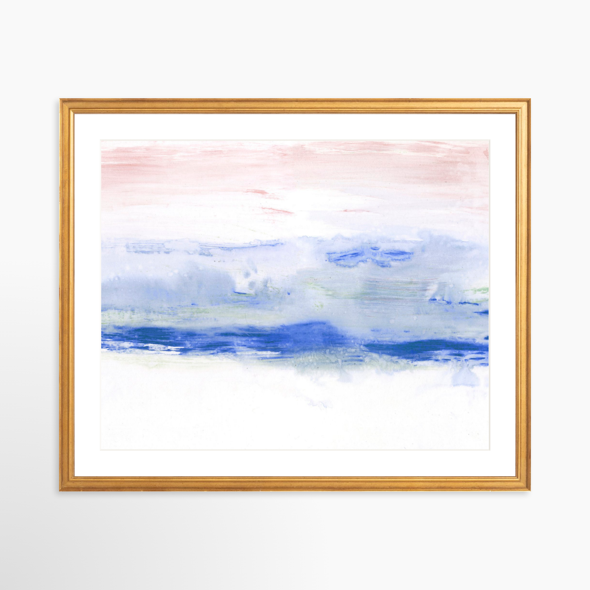 20x16 / Certificate Gold Frame + White Mat