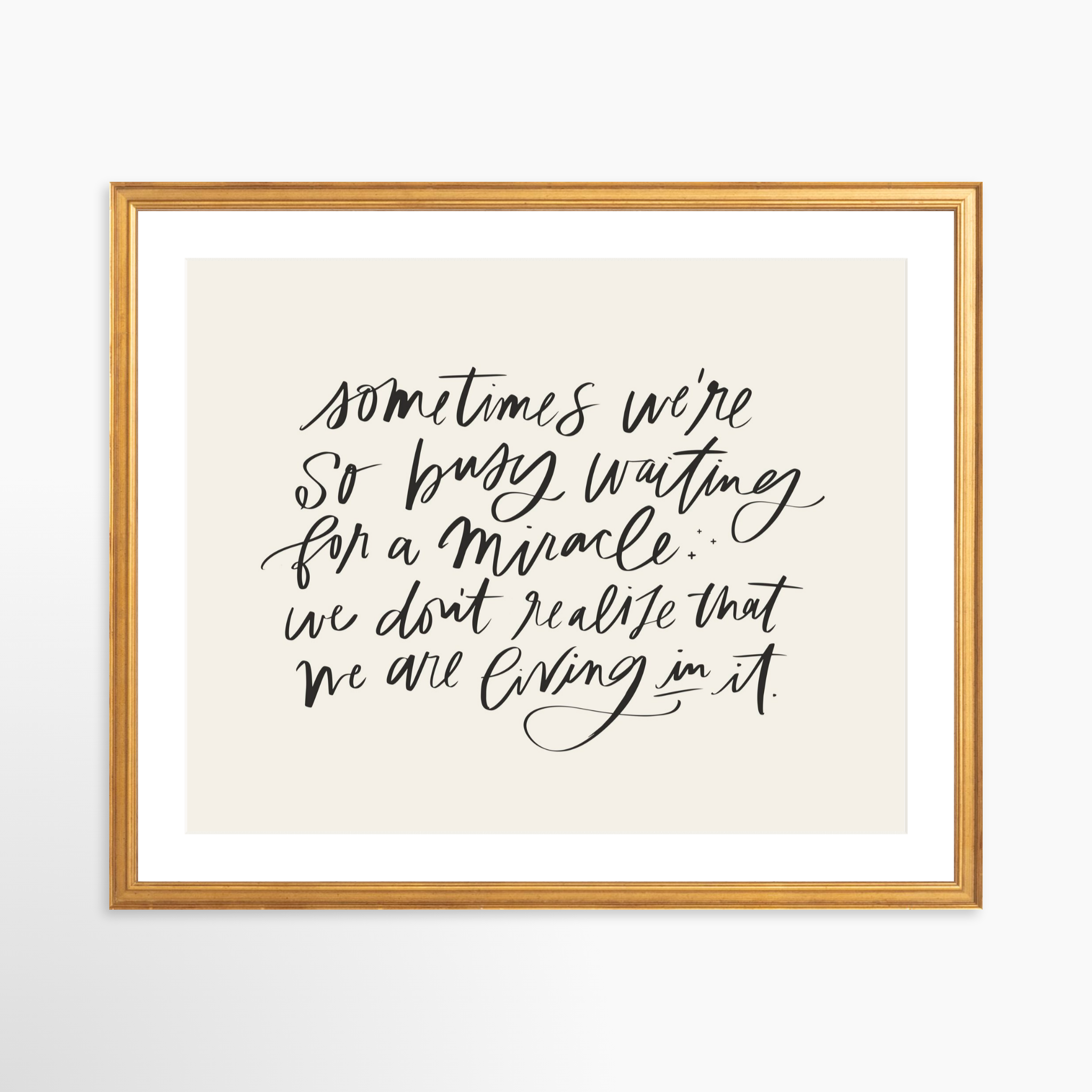 20x16 / Certificate Gold Frame + White Mat