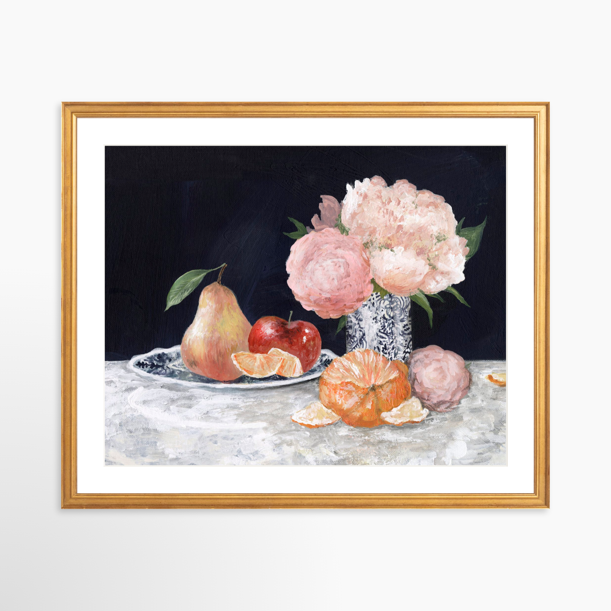 20x16 / Certificate Gold Frame + White Mat