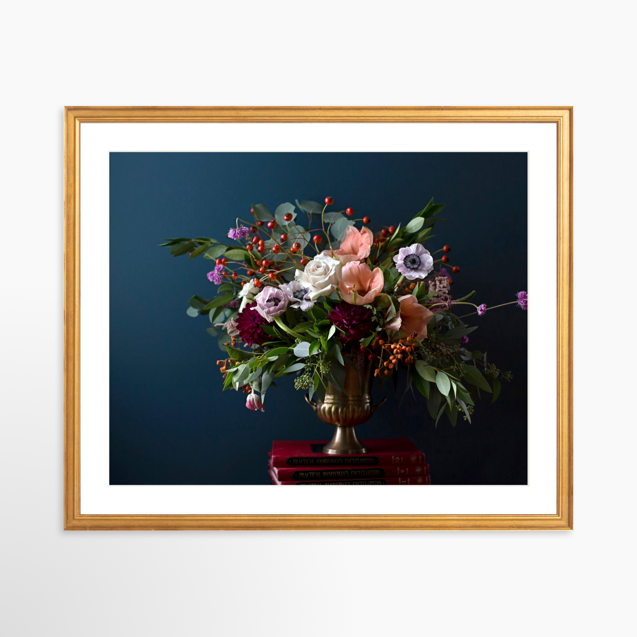 20x16 / Certificate Gold Frame + White Mat