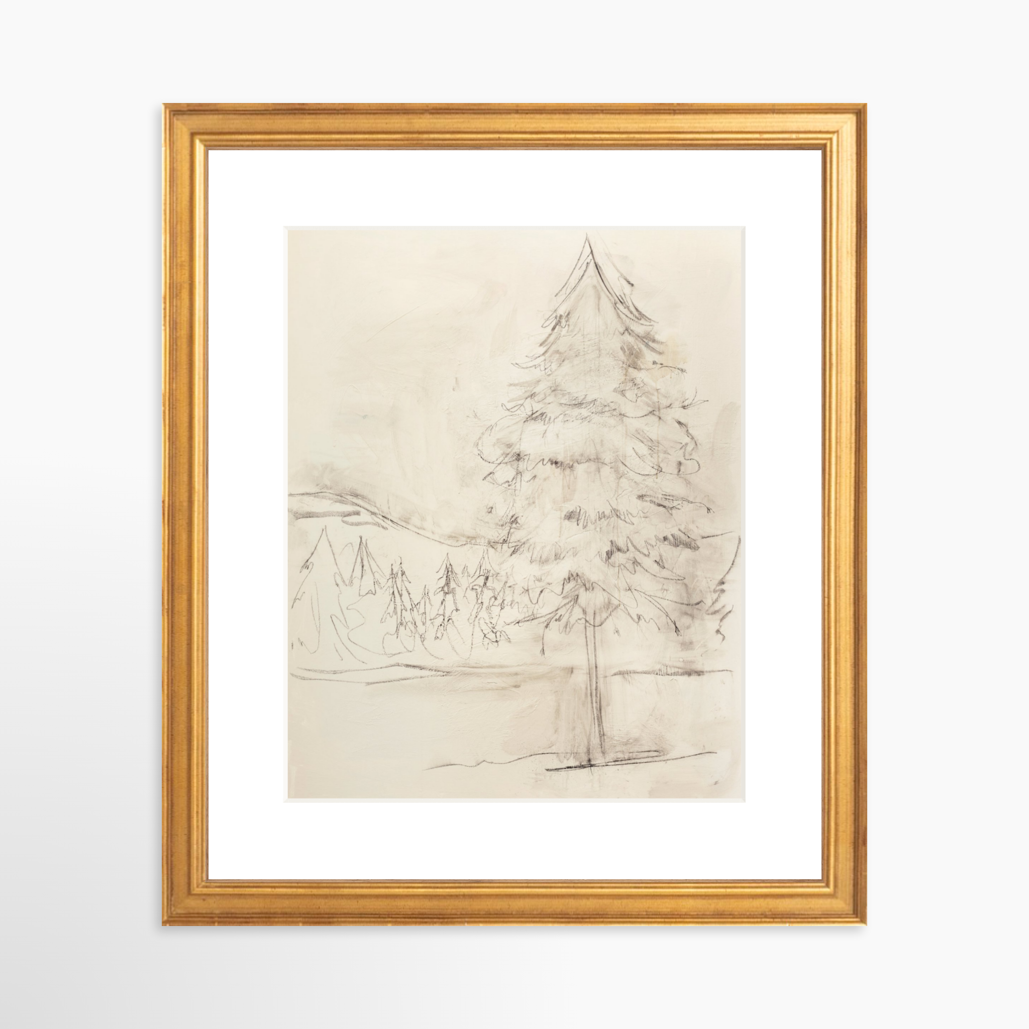 8x10 / Certificate Gold Frame + White Mat